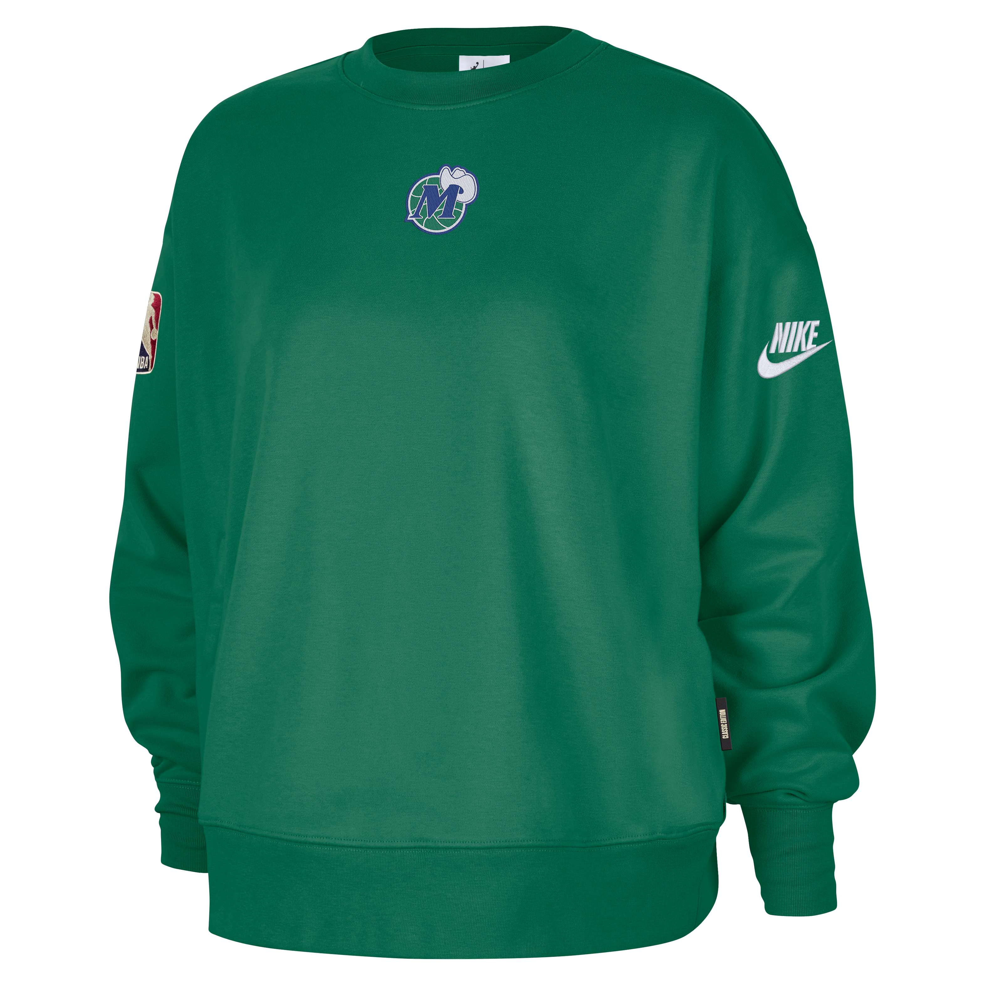 Dallas Mavericks Hardwood Classics Women's Nike NBA Phoenix Fleece Premium Crewneck Sweatshirt