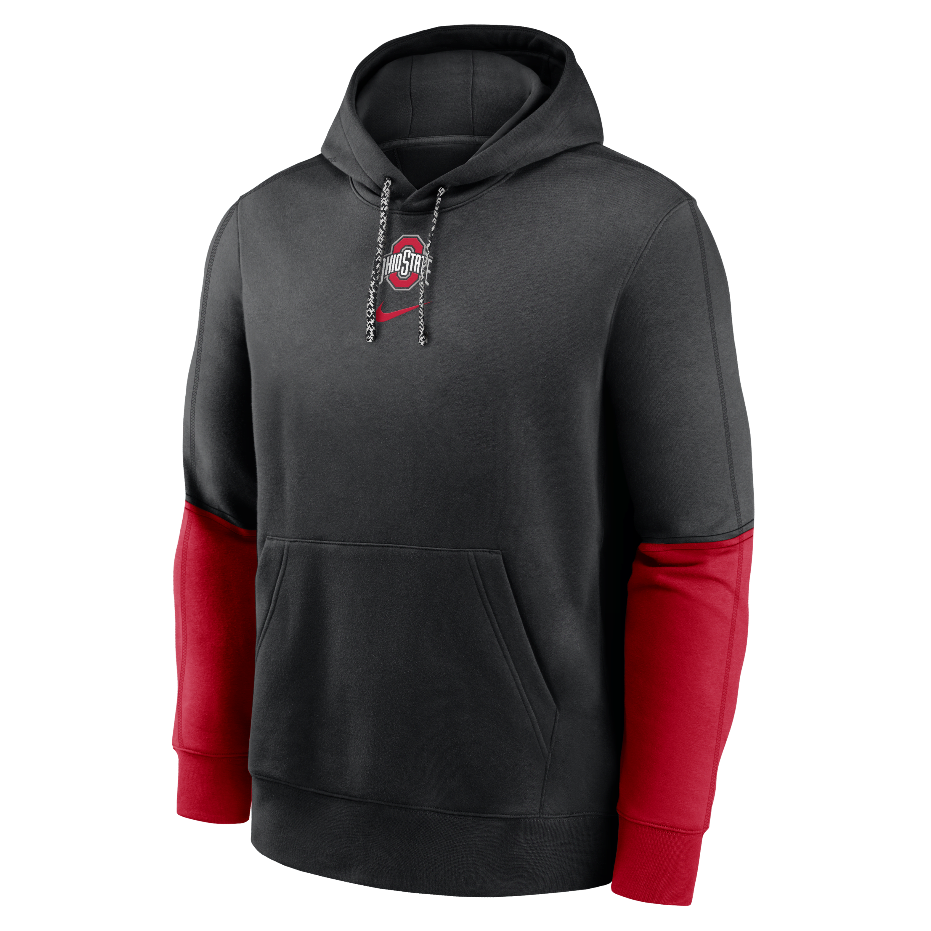 Ohio State Buckeyes Sideline Team Issue Club Men's Nike College Pullover Hoodie