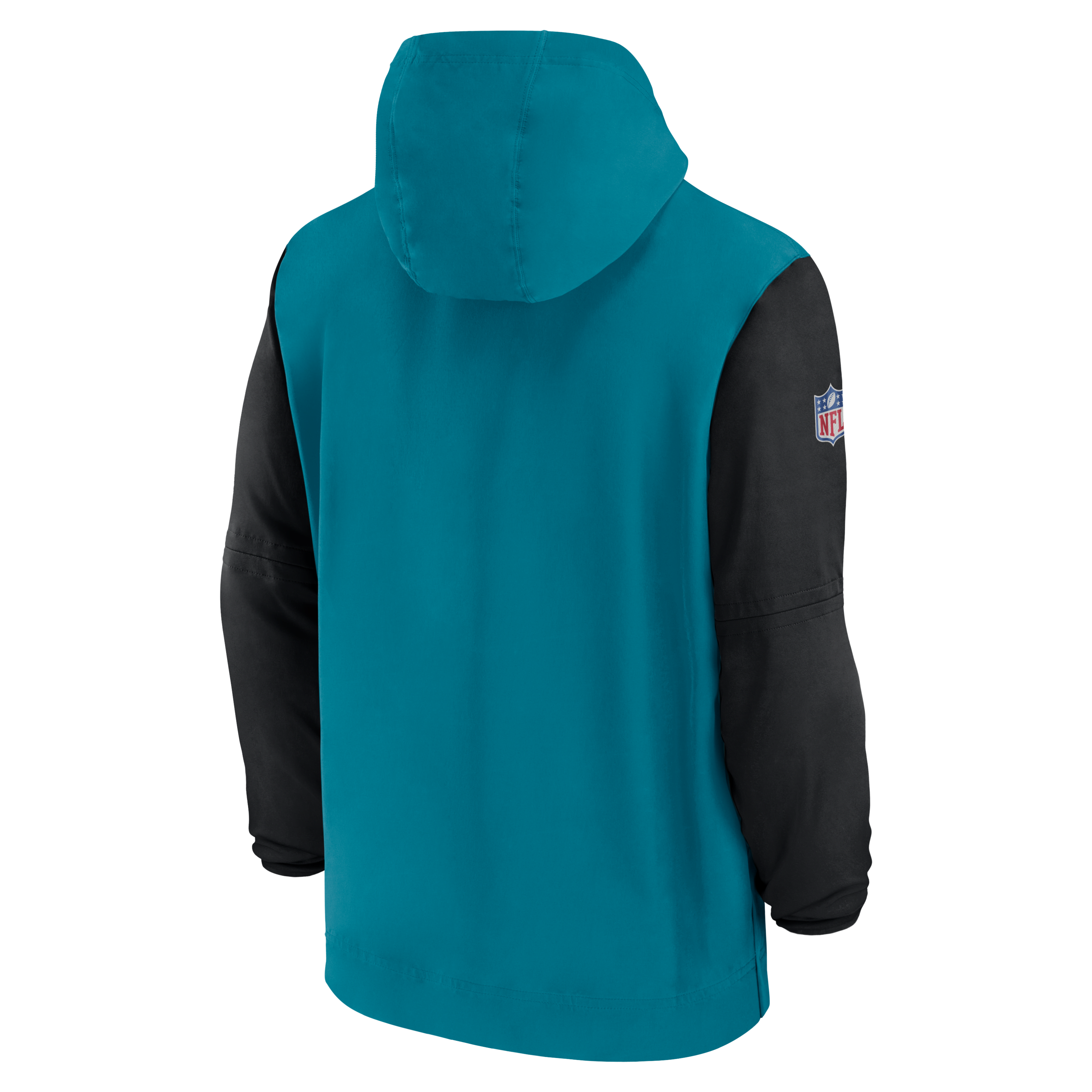 Jacksonville Jaguars Sideline Pre-Game Player Men's Nike NFL 1/2-Zip Hooded Jacket