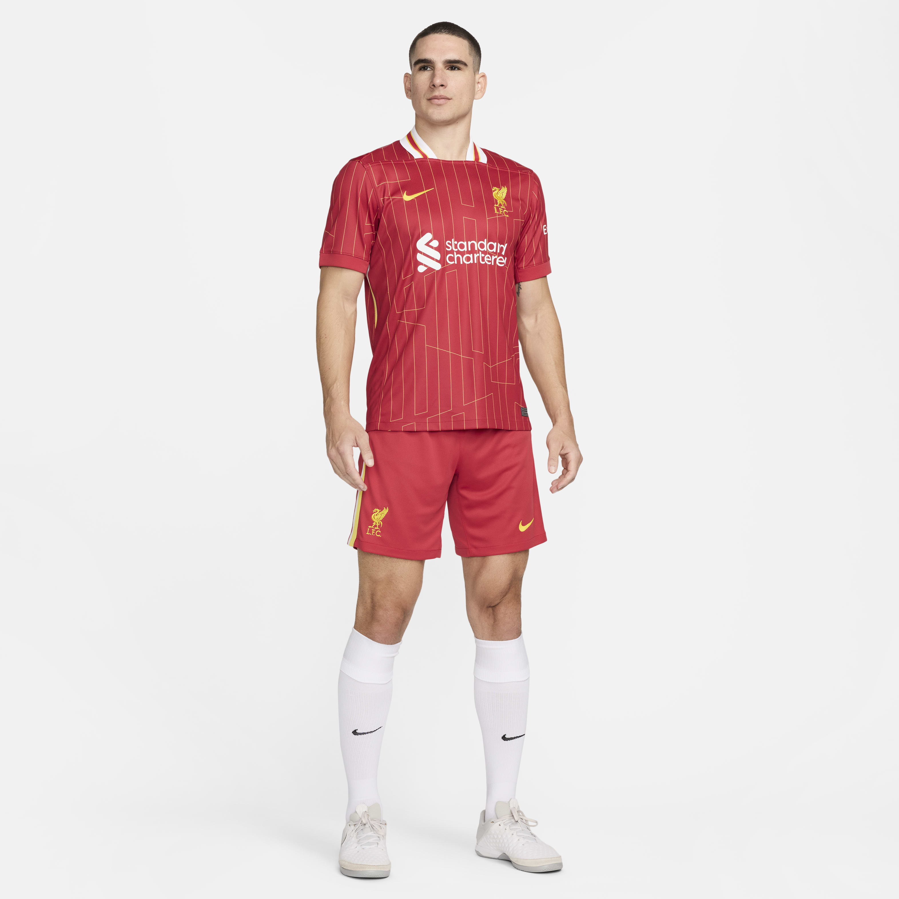 Liverpool FC 2024 Stadium Home Men's Nike Dri-FIT Soccer Replica Shorts