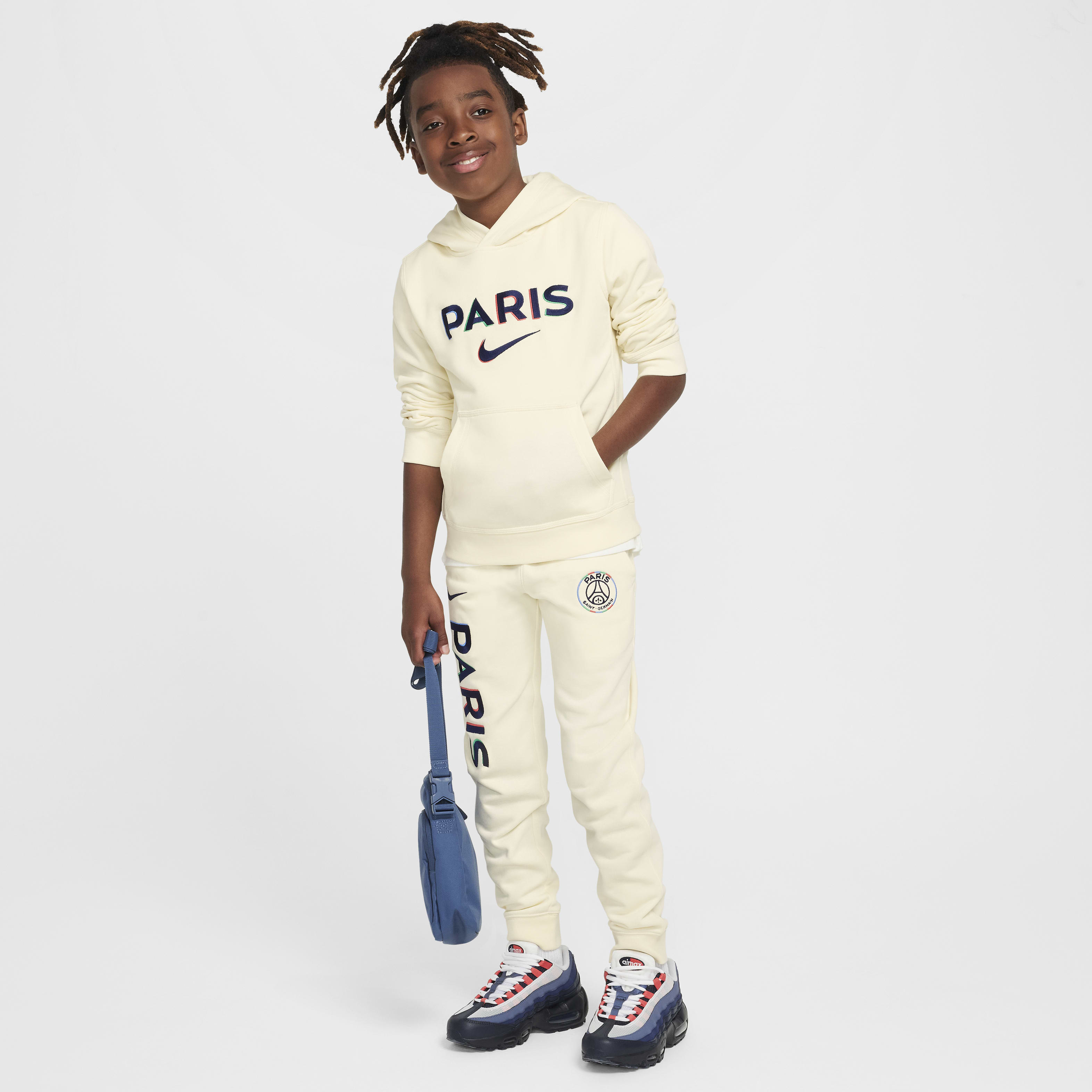 Paris Saint-Germain Club Big Kids' (Boys') Nike Soccer Pullover Hoodie