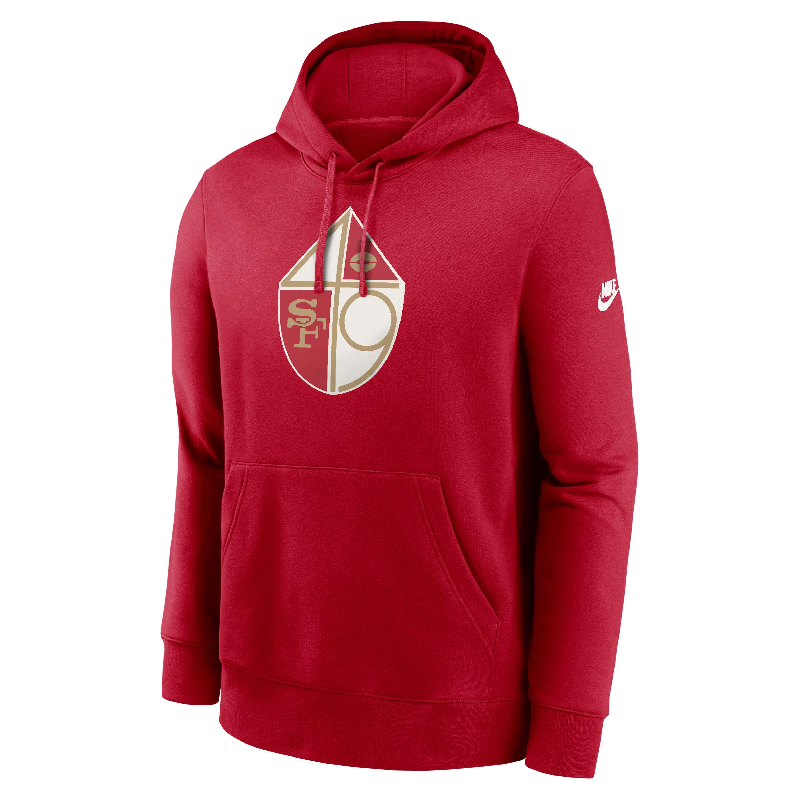 San Francisco 49ers Rewind Club Logo Men’s Nike NFL Pullover Hoodie