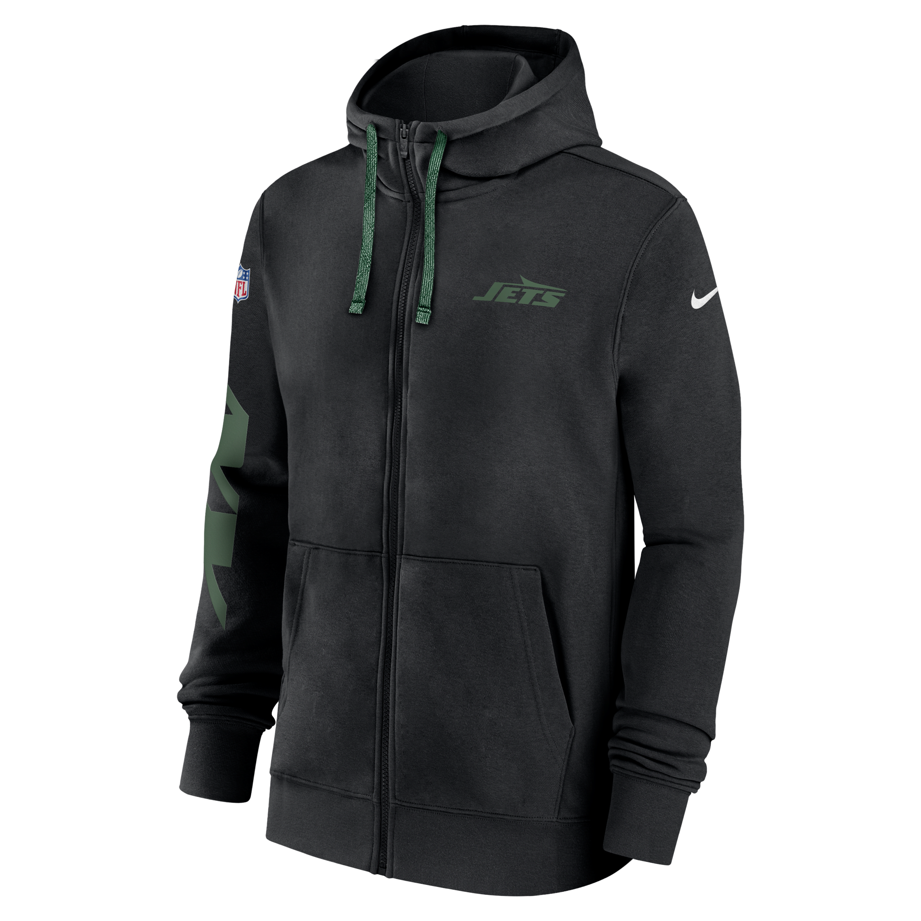 New York Jets Sideline Team Issue Club Men's Nike NFL Pullover Hoodie