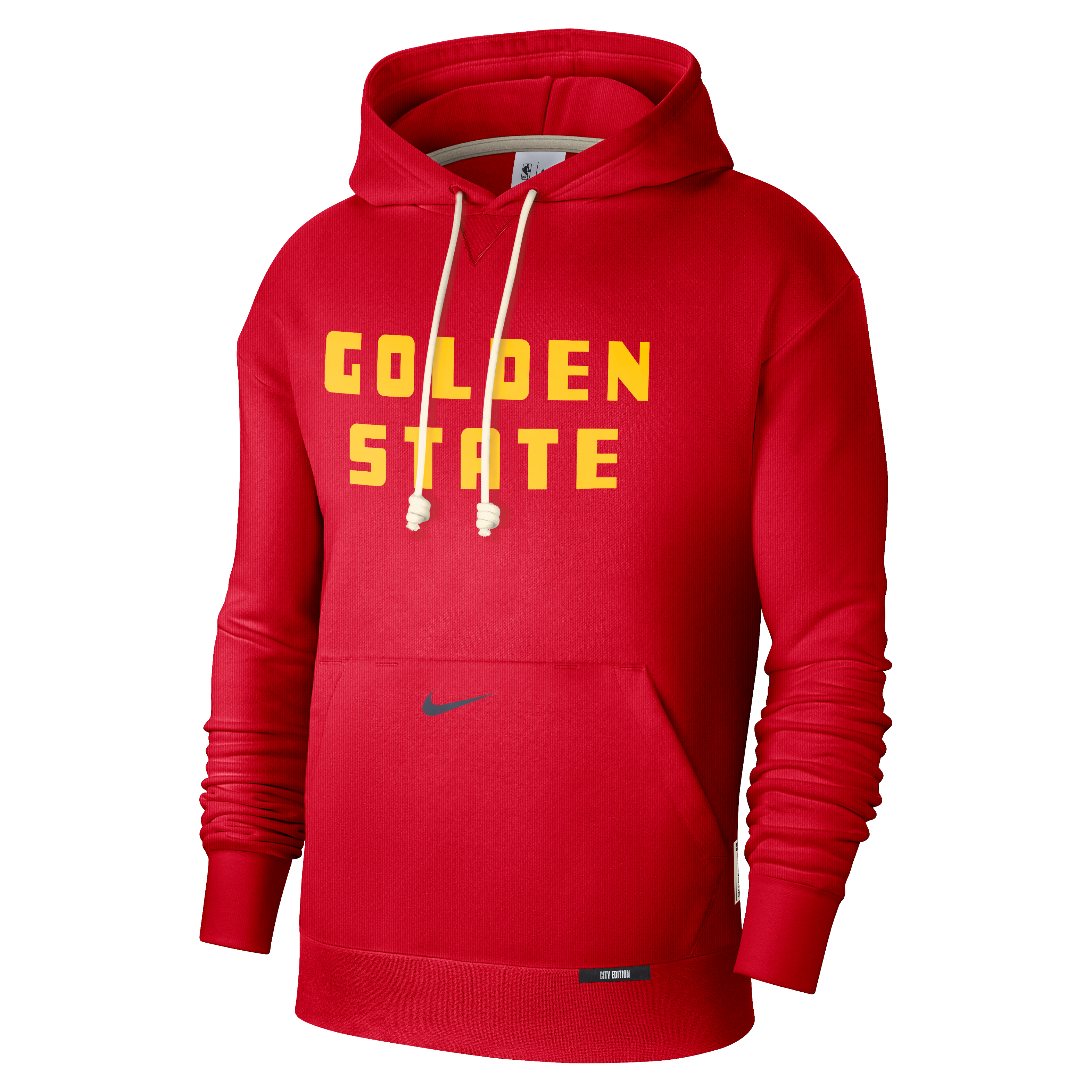 Golden State Warriors Standard Issue City Edition Men's Nike Dri-FIT NBA Courtside Hoodie