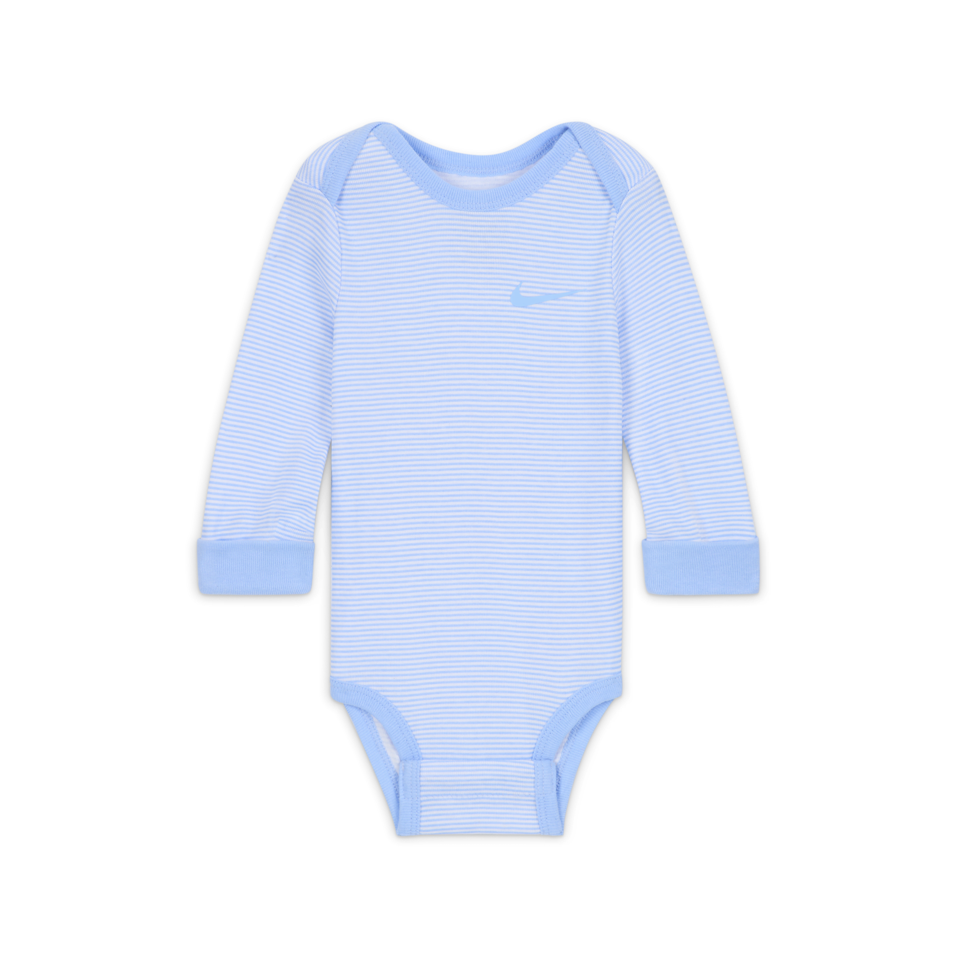 Nike Baby Essentials (0-9M) Long Sleeve Bodysuits (3 Pack)