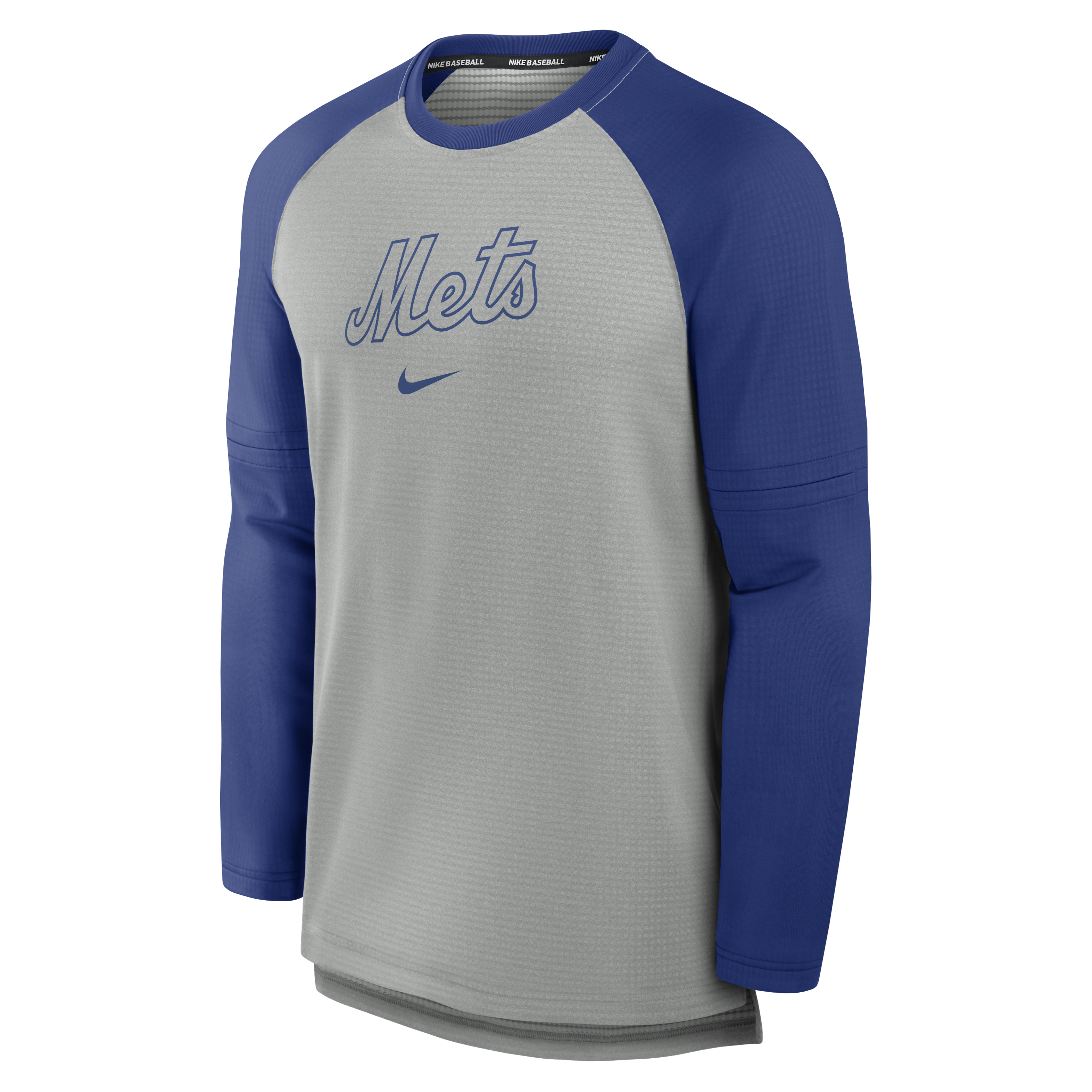 New York Mets Authentic Collection Game Time Men's Nike Breathe MLB Long-Sleeve T-Shirt