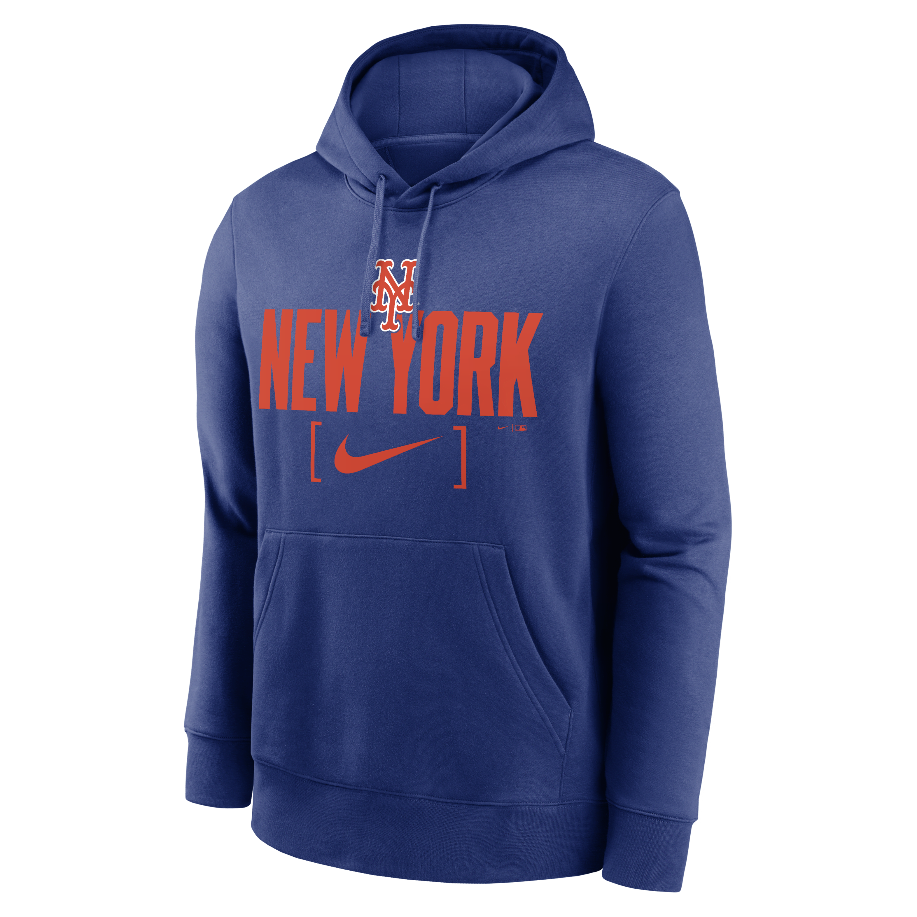 New York Mets Club Slack Men's Nike MLB Pullover Hoodie