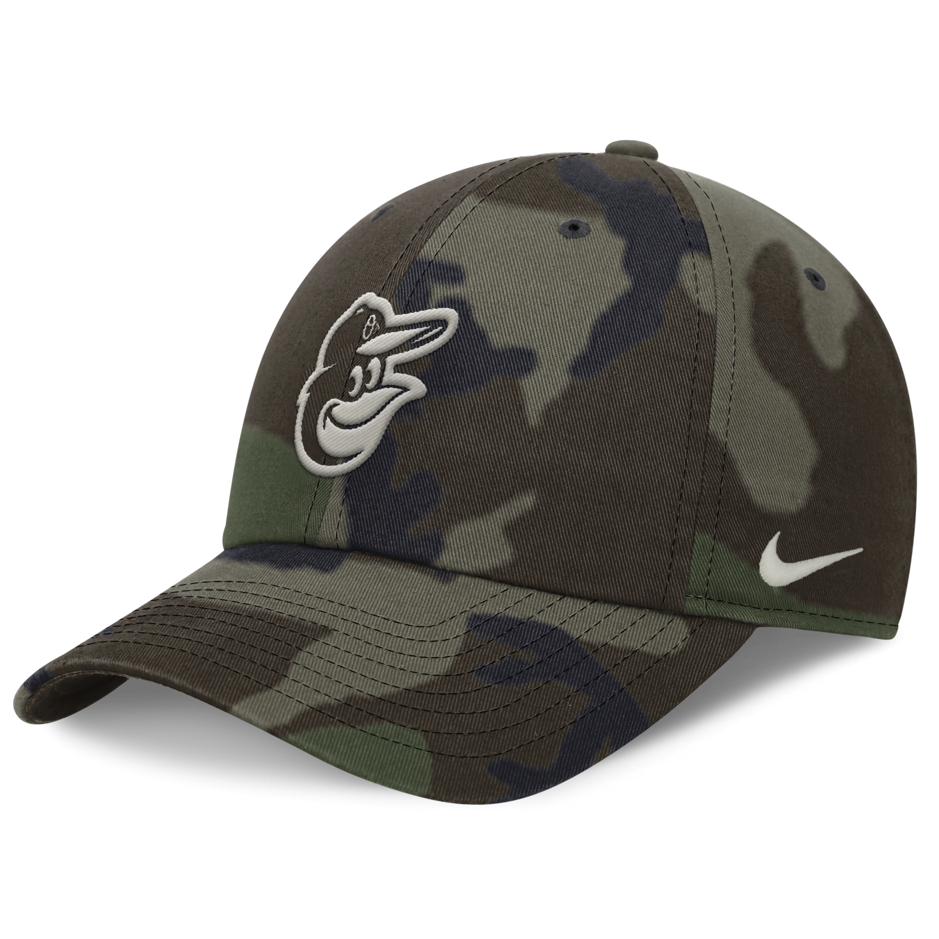 Baltimore Orioles Camo Club Men's Nike MLB Adjustable Hat