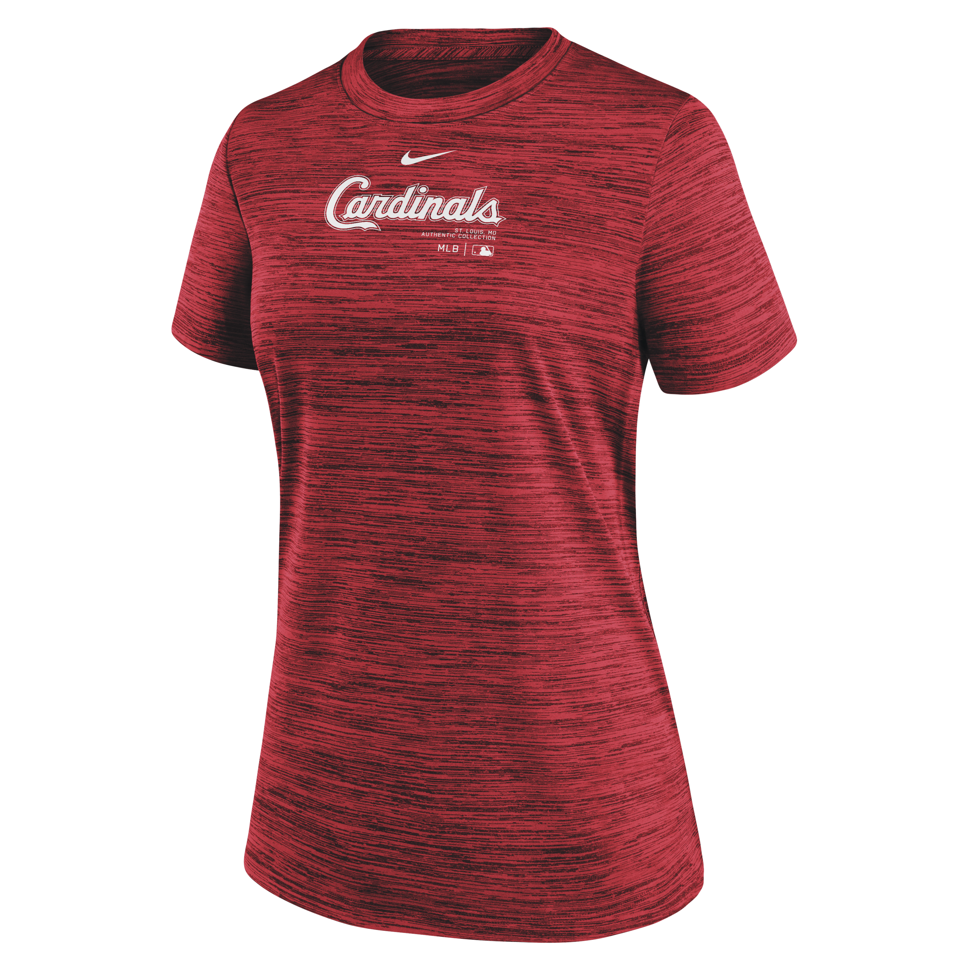 St. Louis Cardinals Authentic Collection Practice Velocity Women's Nike Dri-FIT MLB T-Shirt