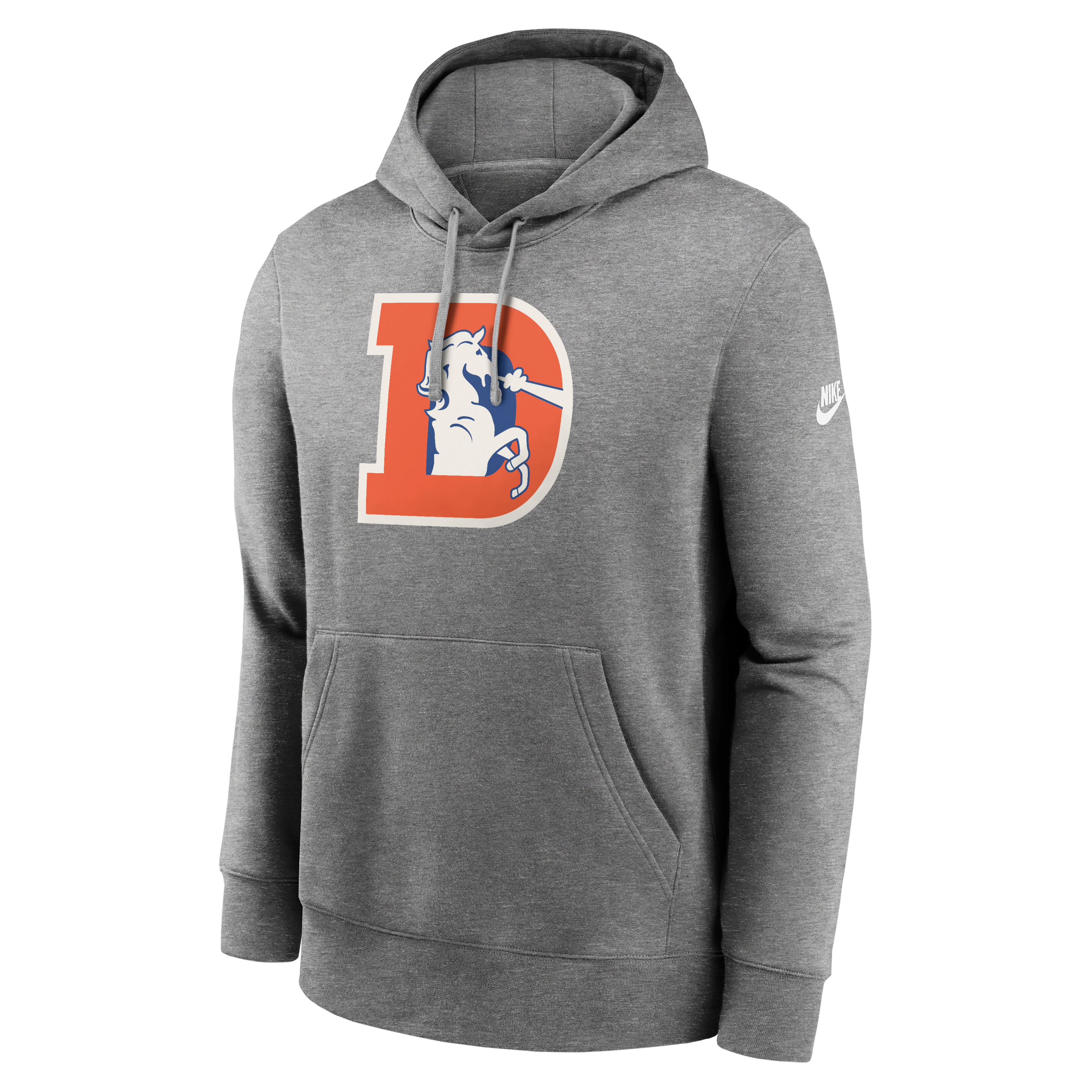 Denver Broncos Rewind Club Logo Men’s Nike NFL Pullover Hoodie