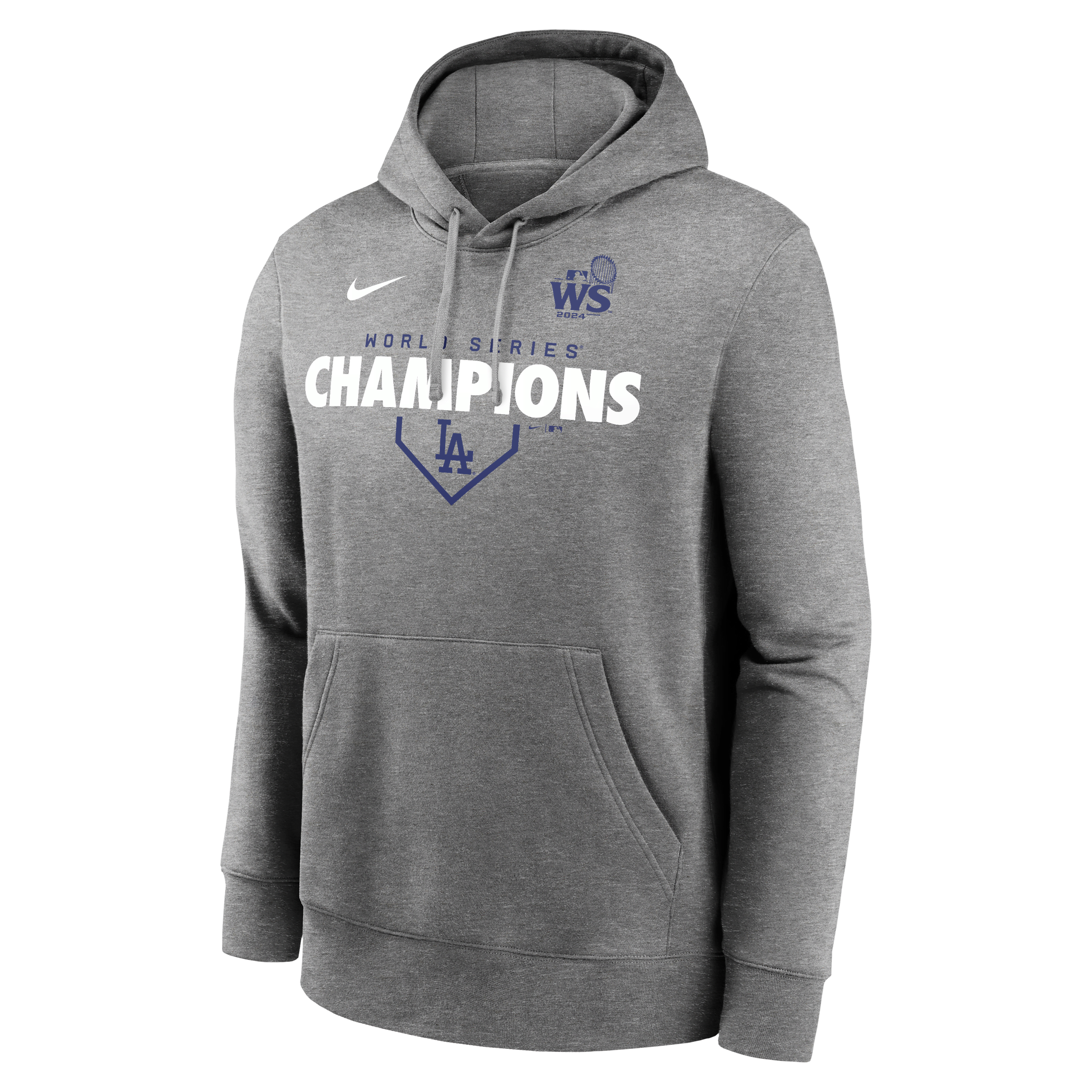 Los Angeles Dodgers 2024 World Series Champions Lockup Club Men's Nike MLB Pullover Hoodie