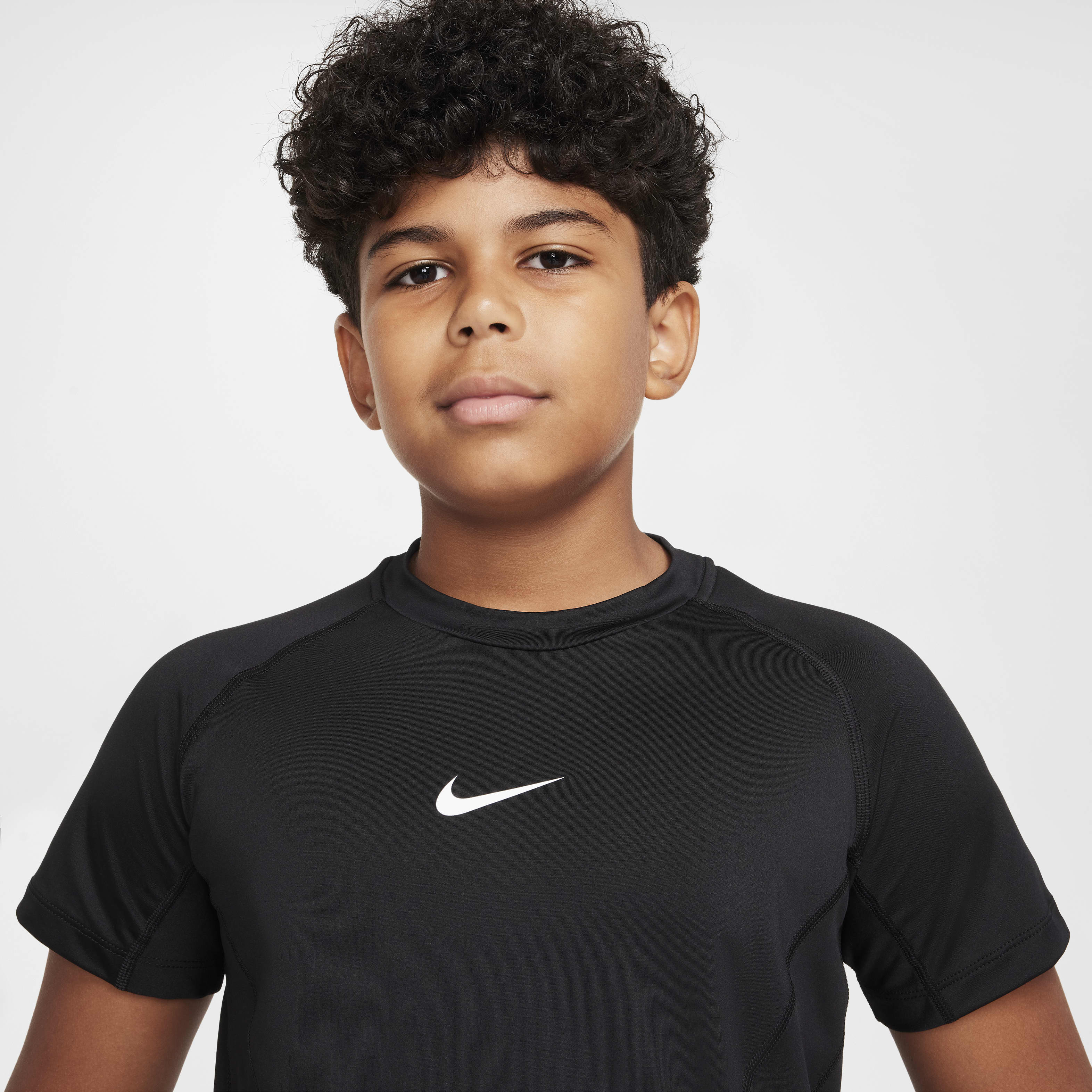 Nike Pro Big Kids' (Boys') Dri-FIT Short-Sleeve Top