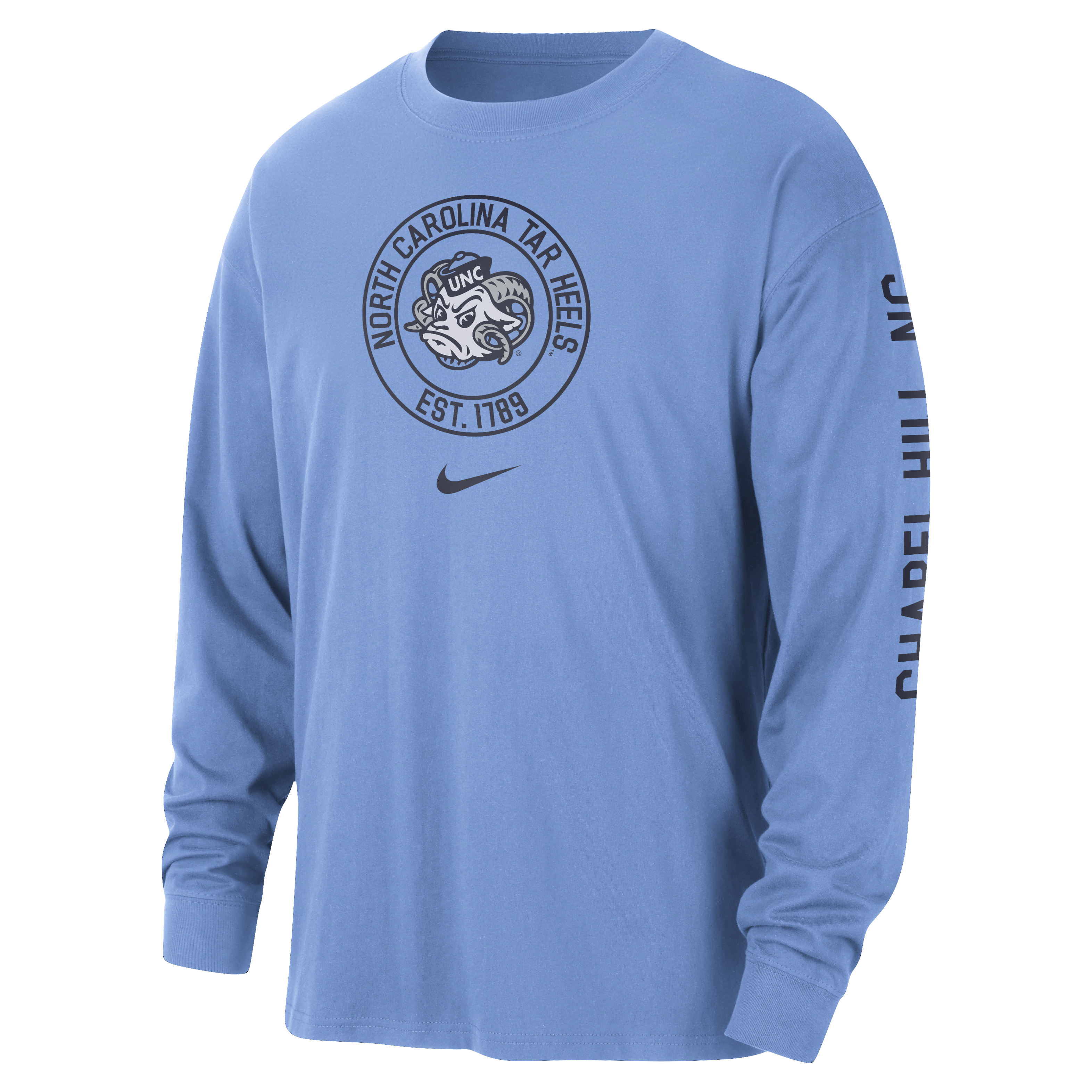 UNC Max90 Men's Nike College Long-Sleeve T-Shirt