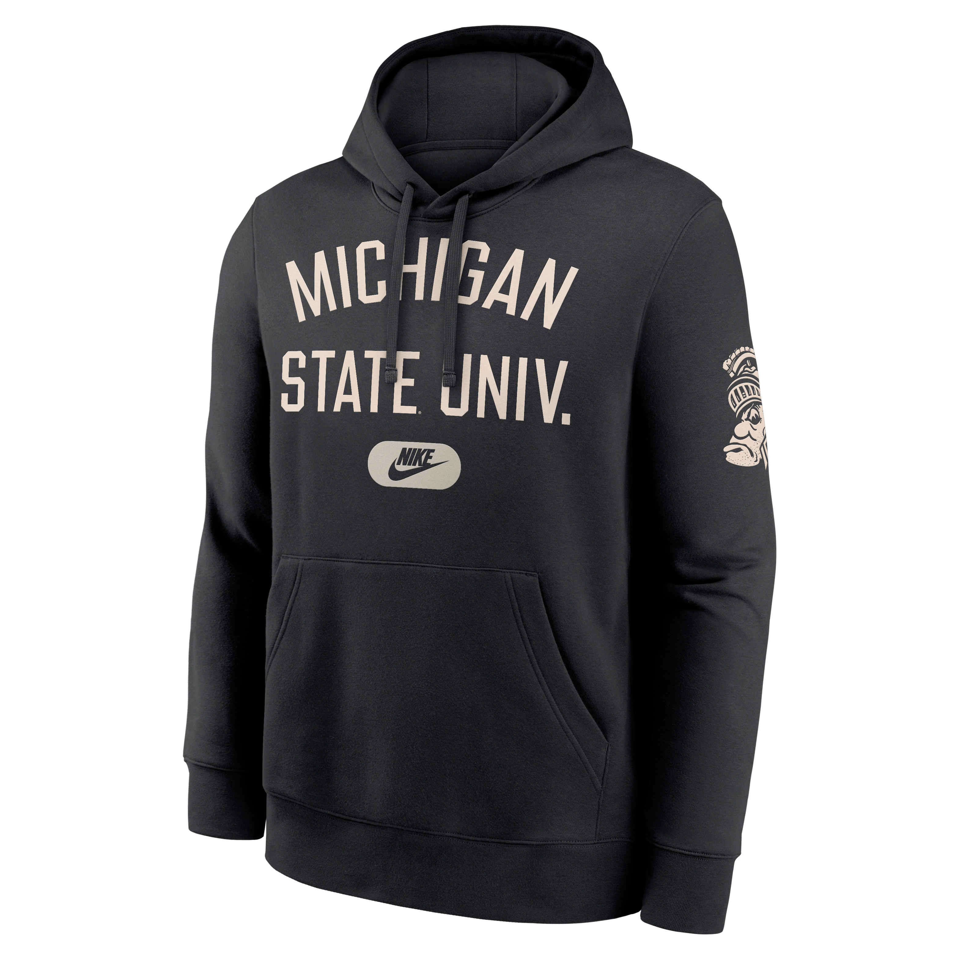 Michigan State Club Men's Nike College Pullover Hoodie