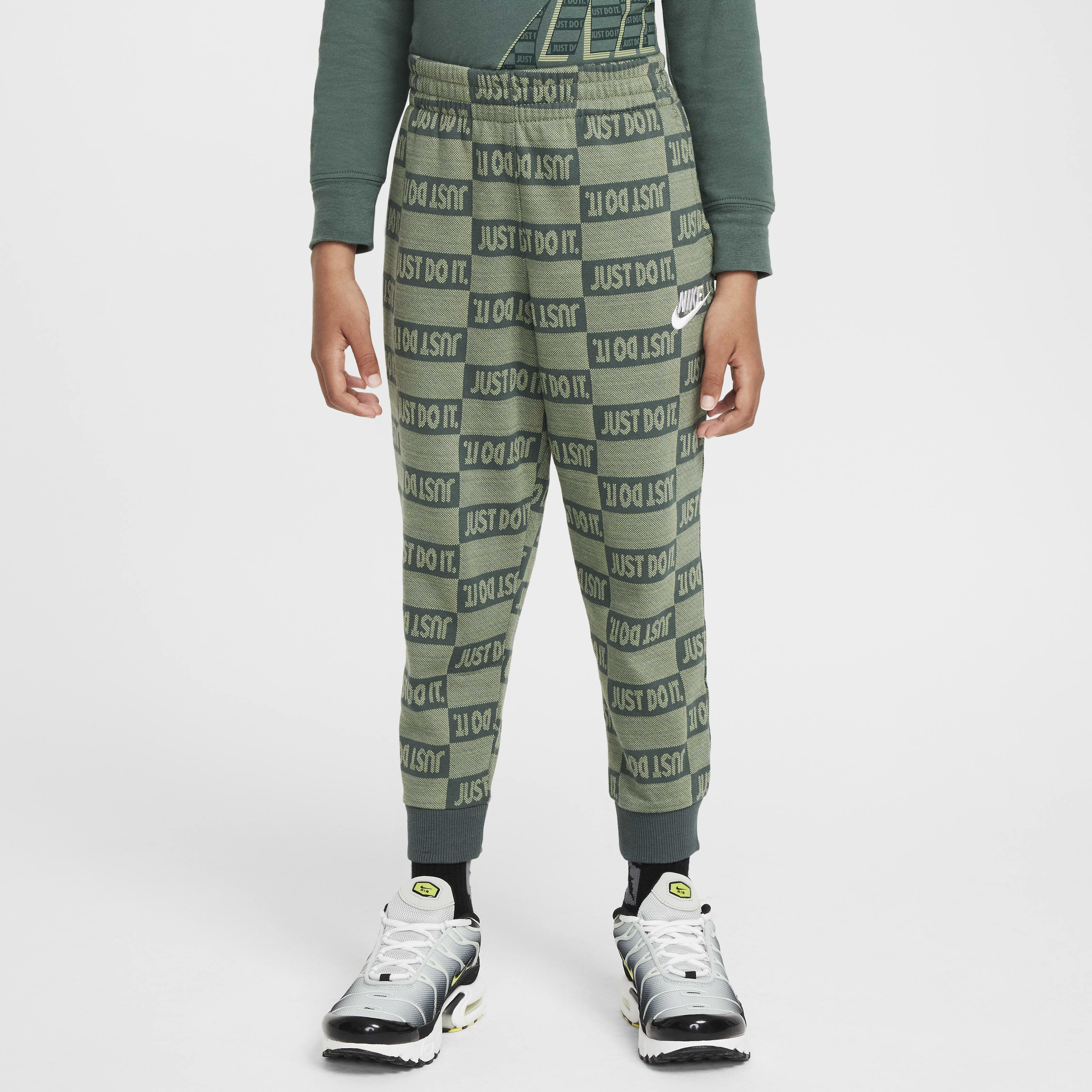 Nike Sportswear Textured Club Little Kids' Fleece Joggers