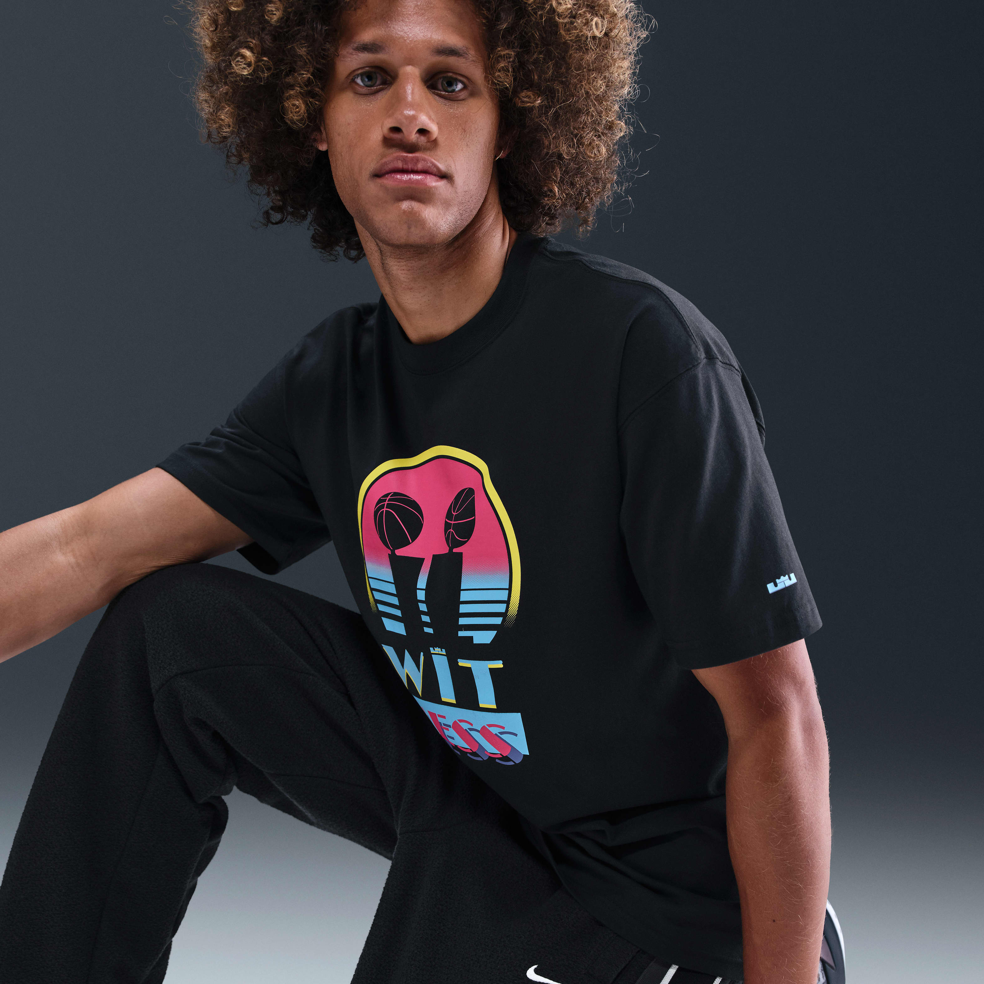 LeBron "Miami Twice" Men's Max90 Basketball T-Shirt