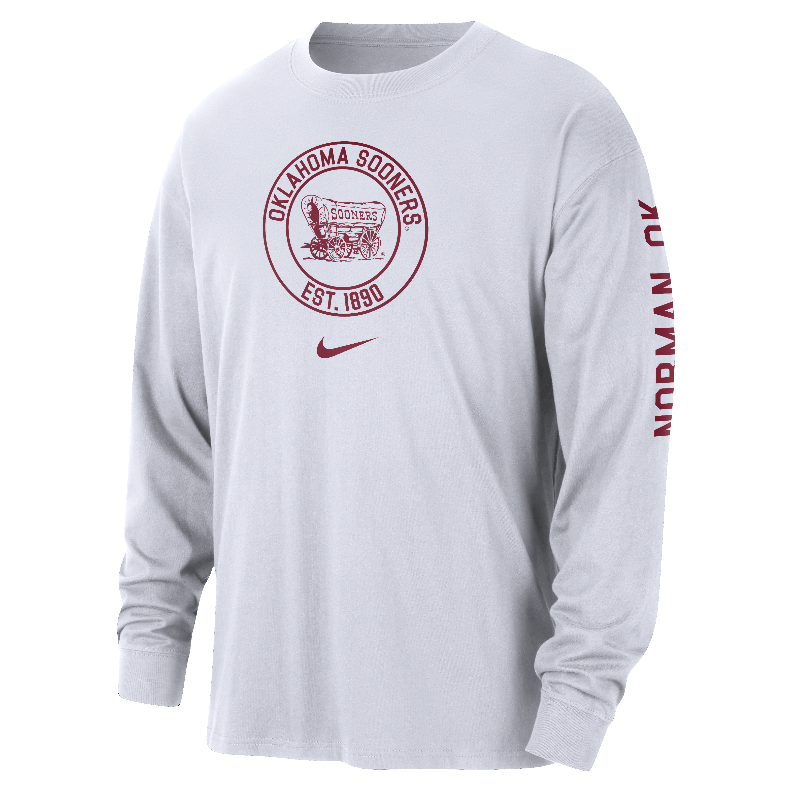 Oklahoma Max90 Men's Nike College Long-Sleeve T-Shirt