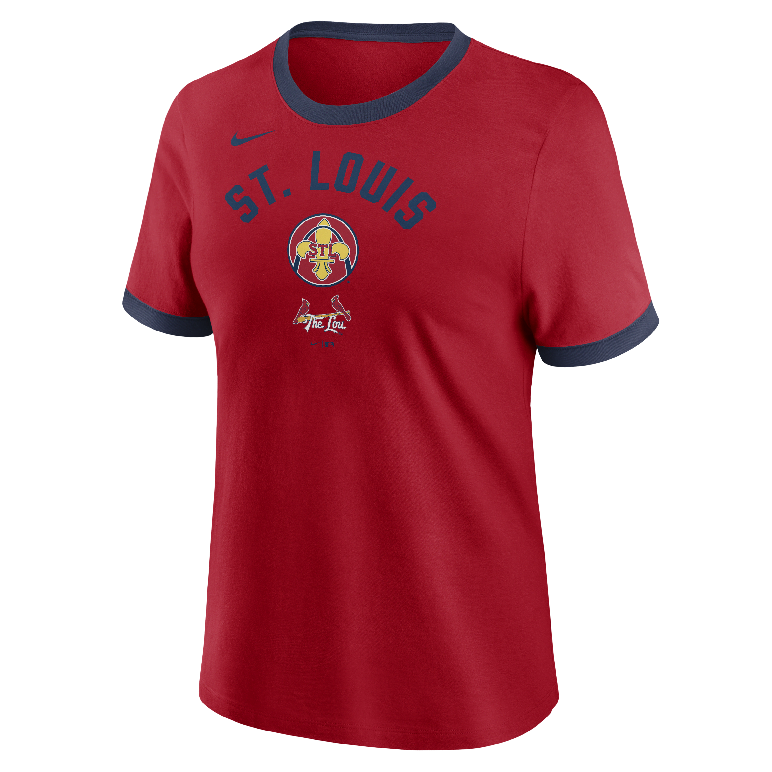 St. Louis Cardinals City Connect Women's Nike MLB Ringer T-Shirt