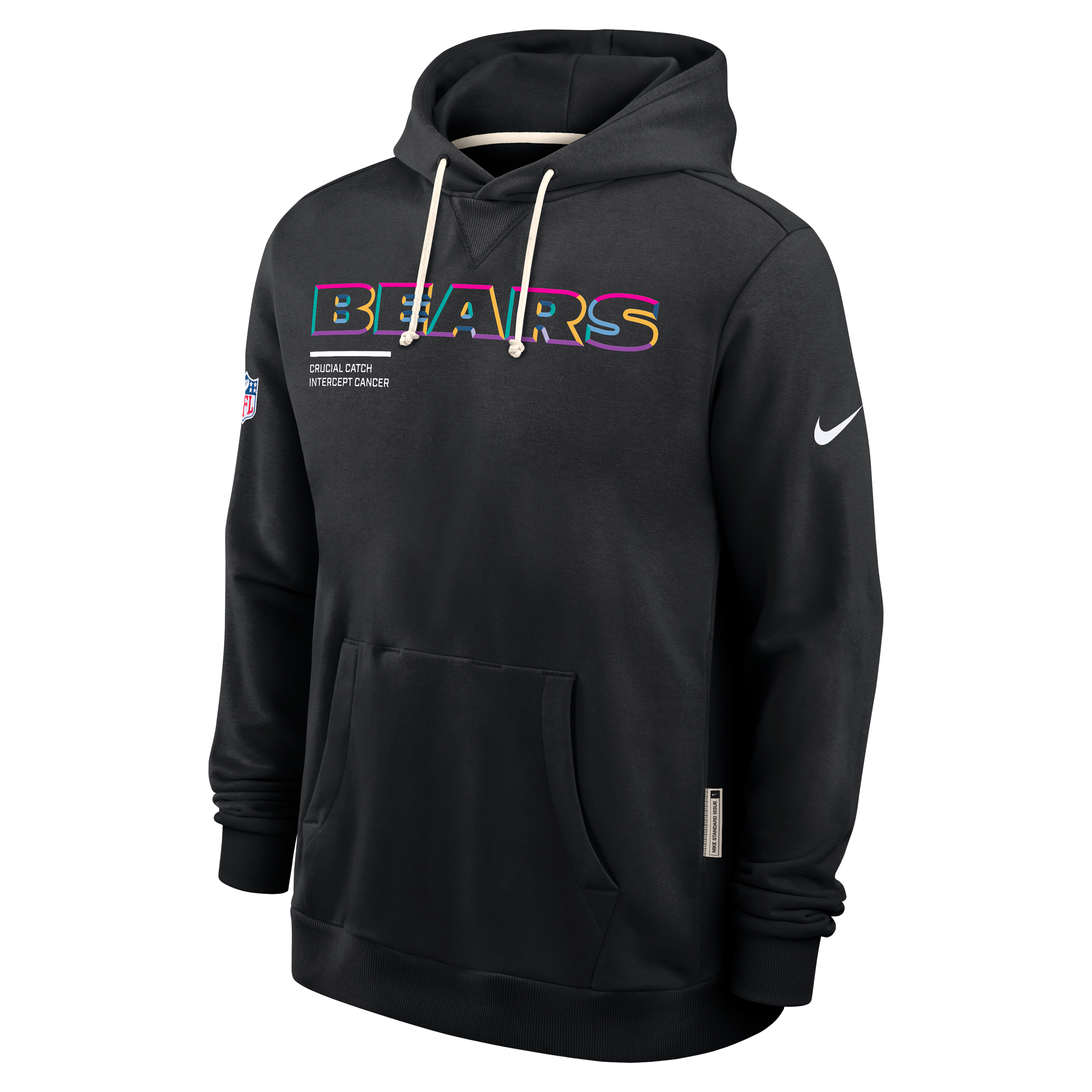 Chicago Bears Crucial Catch Sideline Men's Nike Dri-FIT NFL Pullover Hoodie
