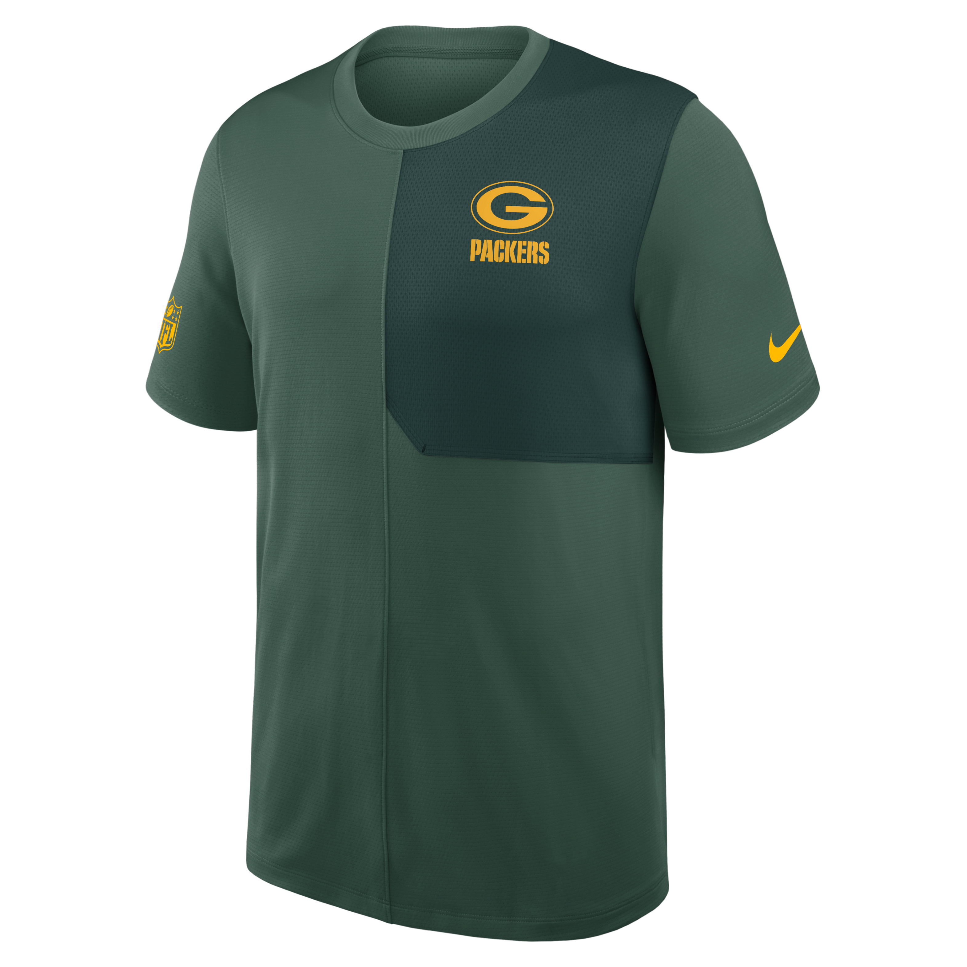 Green Bay Packers Sideline Coach Men's Nike Dri-FIT NFL Top