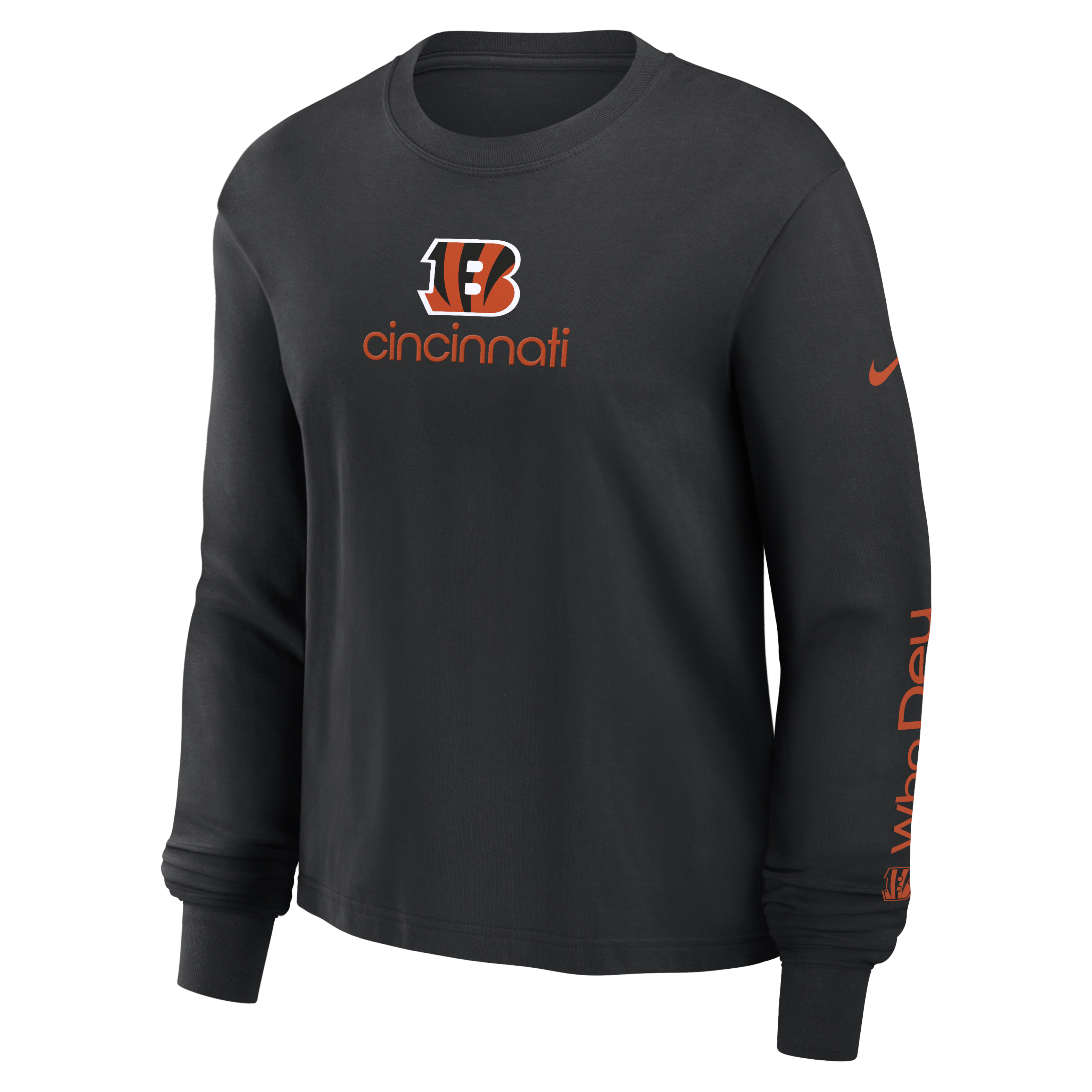 Cincinnati Bengals Boxy Women's Nike NFL Long-Sleeve T-Shirt