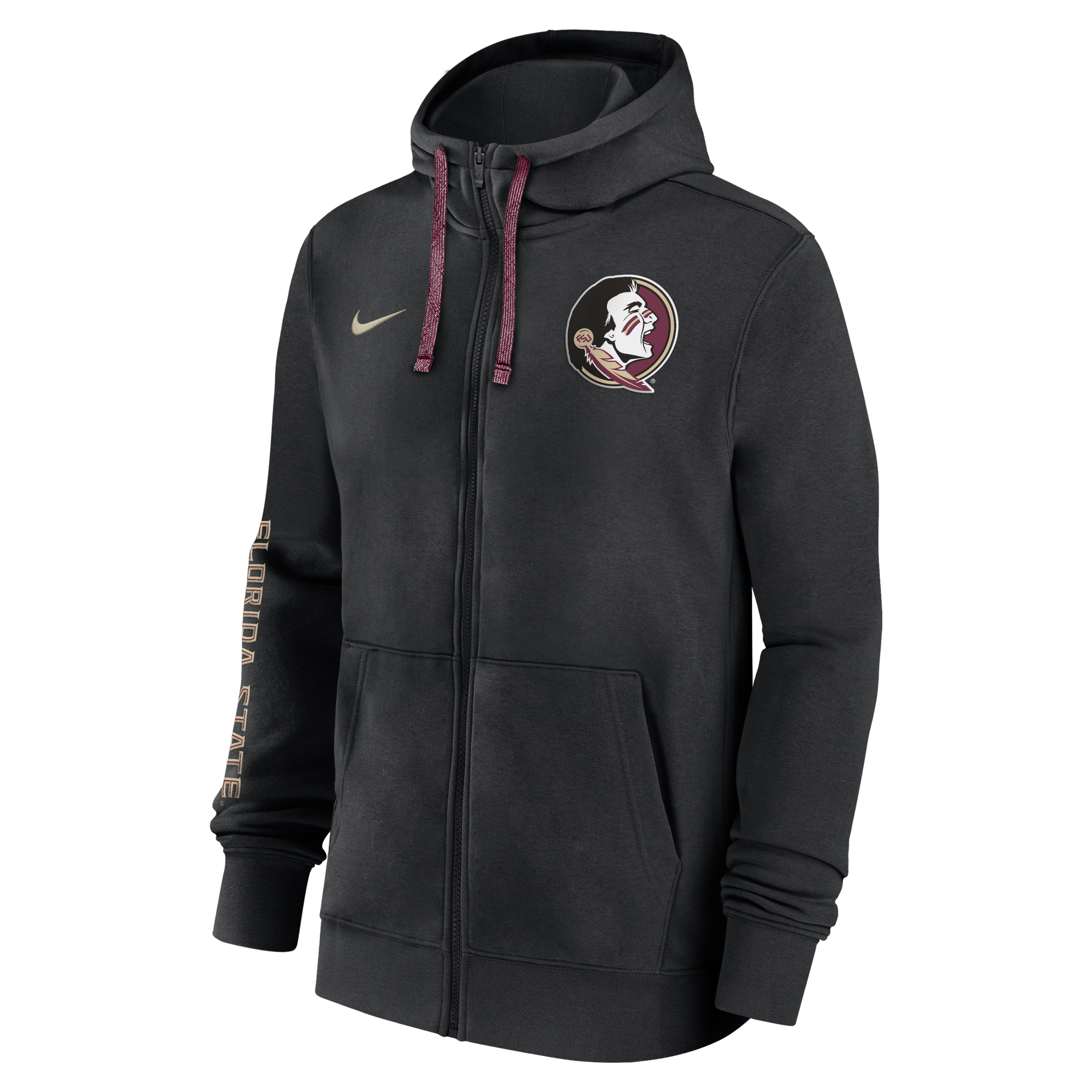 Florida State Seminoles Sideline Team Issue Men's Nike College Full-Zip Hoodie