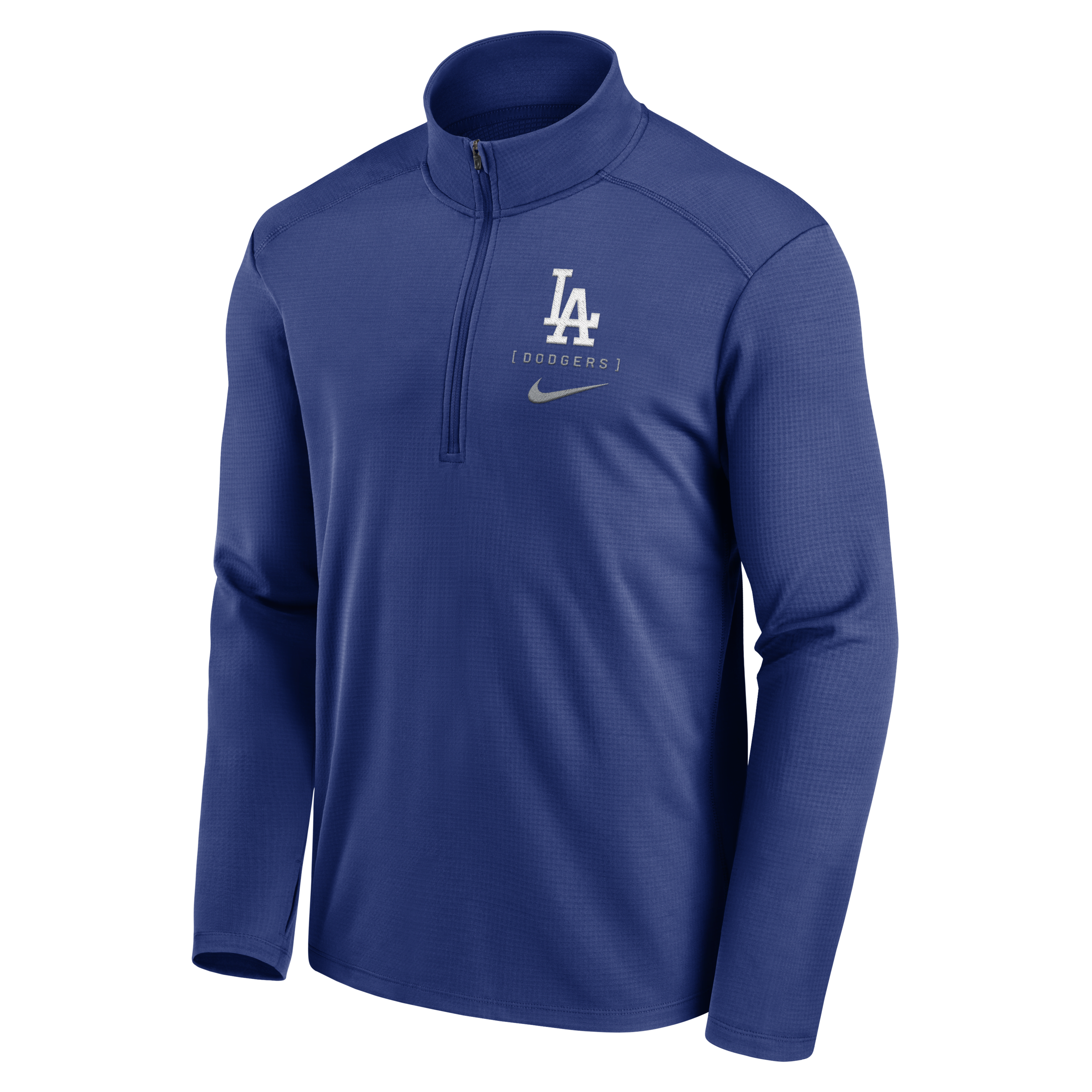 Los Angeles Dodgers Franchise Logo Pacer Men's Nike Dri-FIT MLB 1/2-Zip Jacket