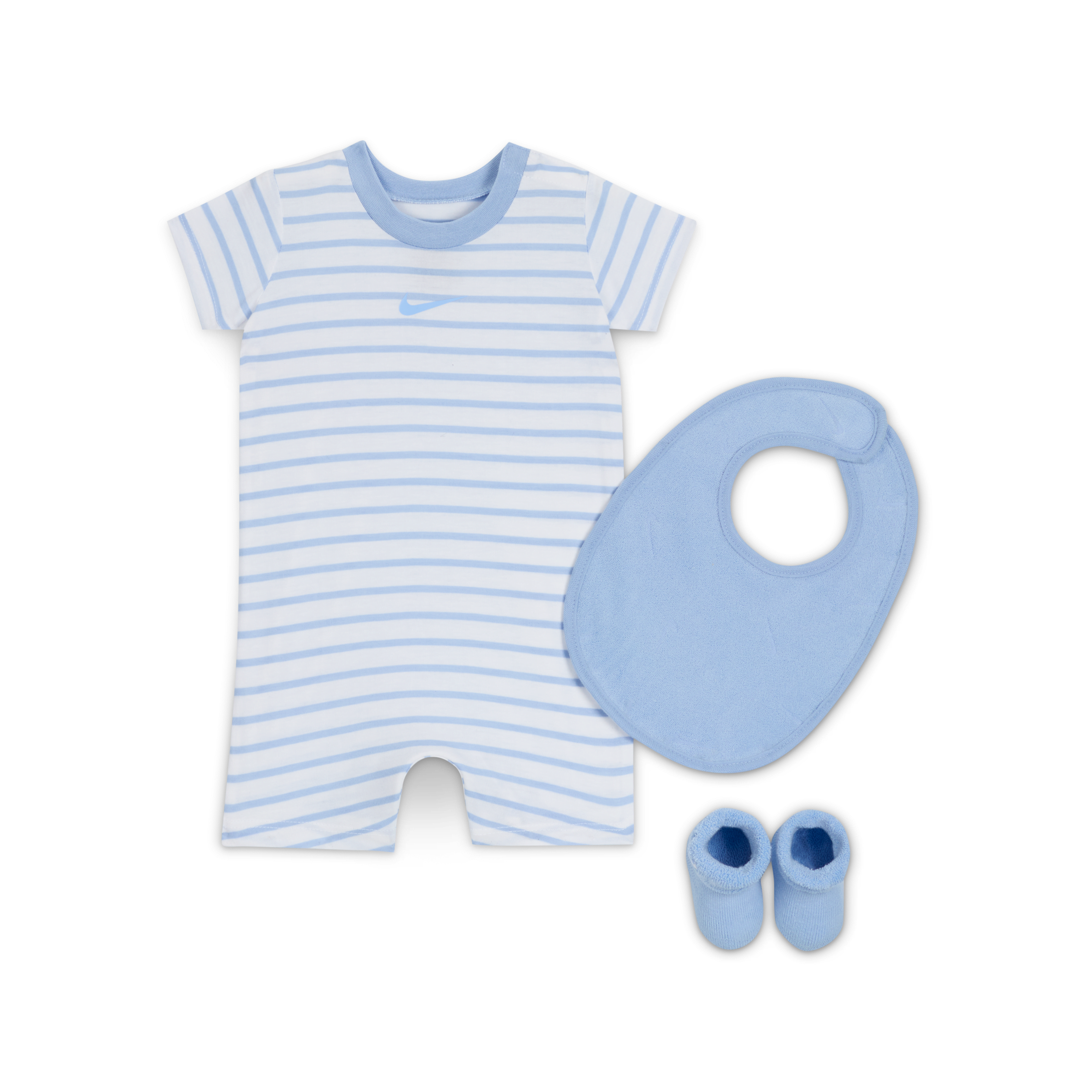 Nike Baby 3-Piece Romper and Terry Set