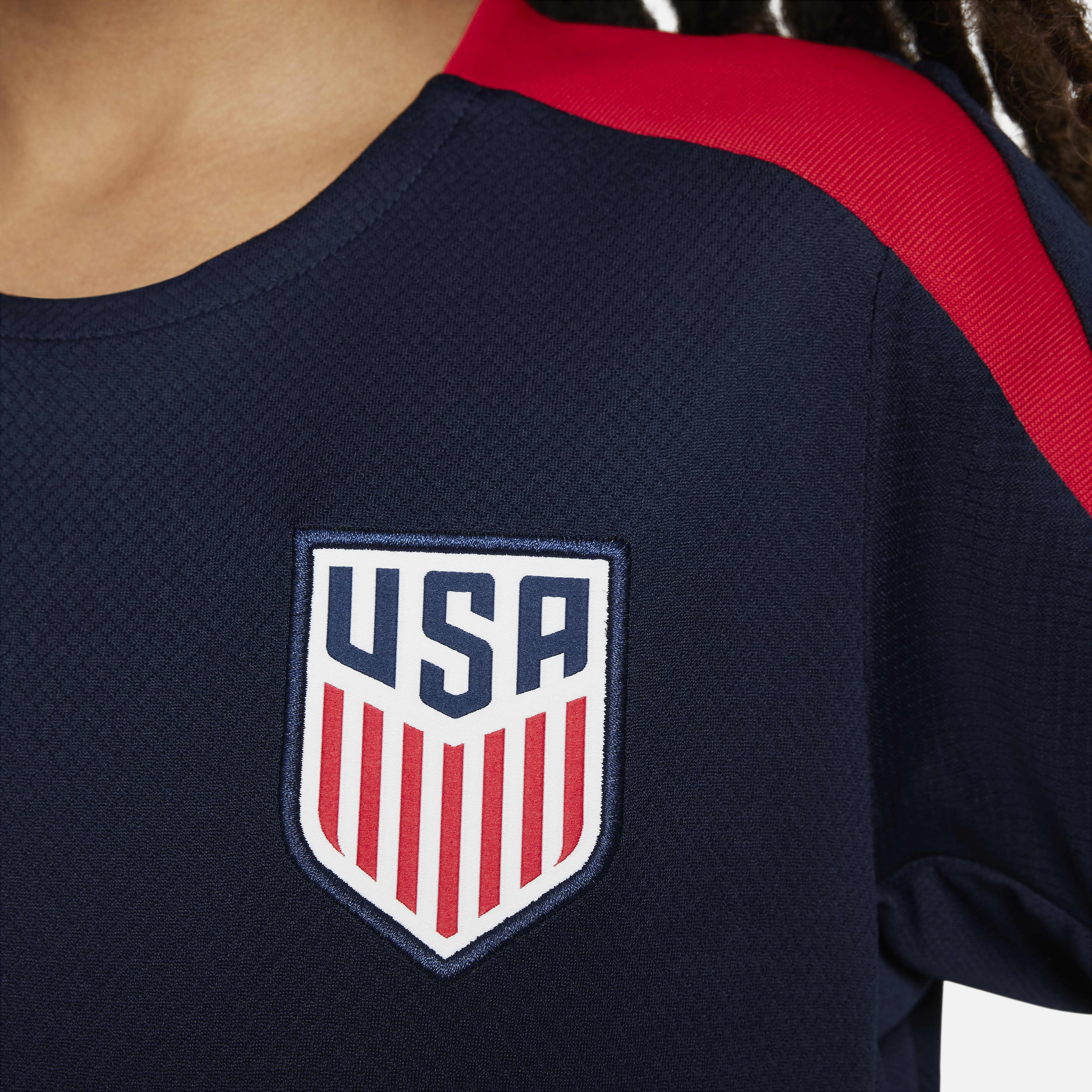 USMNT Strike Big Kids' Nike Dri-FIT Soccer Short-Sleeve Knit Top