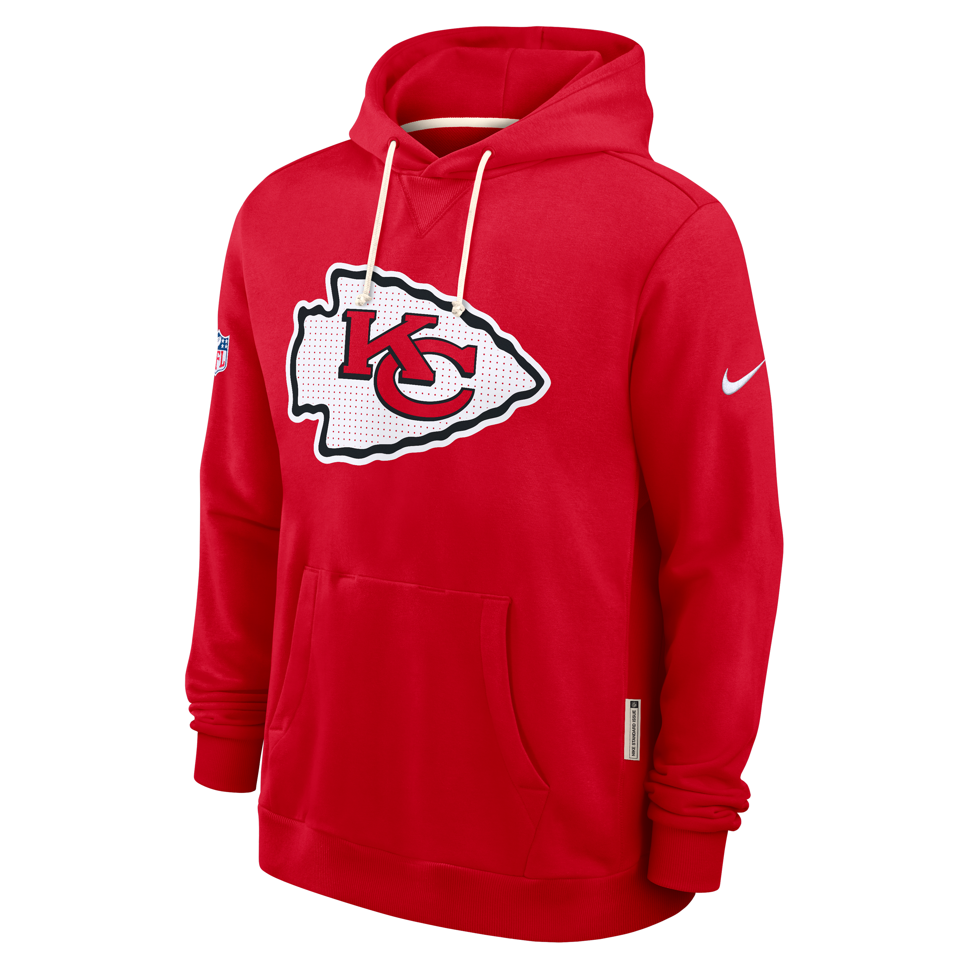 Kansas City Chiefs Initial Home Sideline Men's Nike Dri-FIT NFL Pullover Hoodie