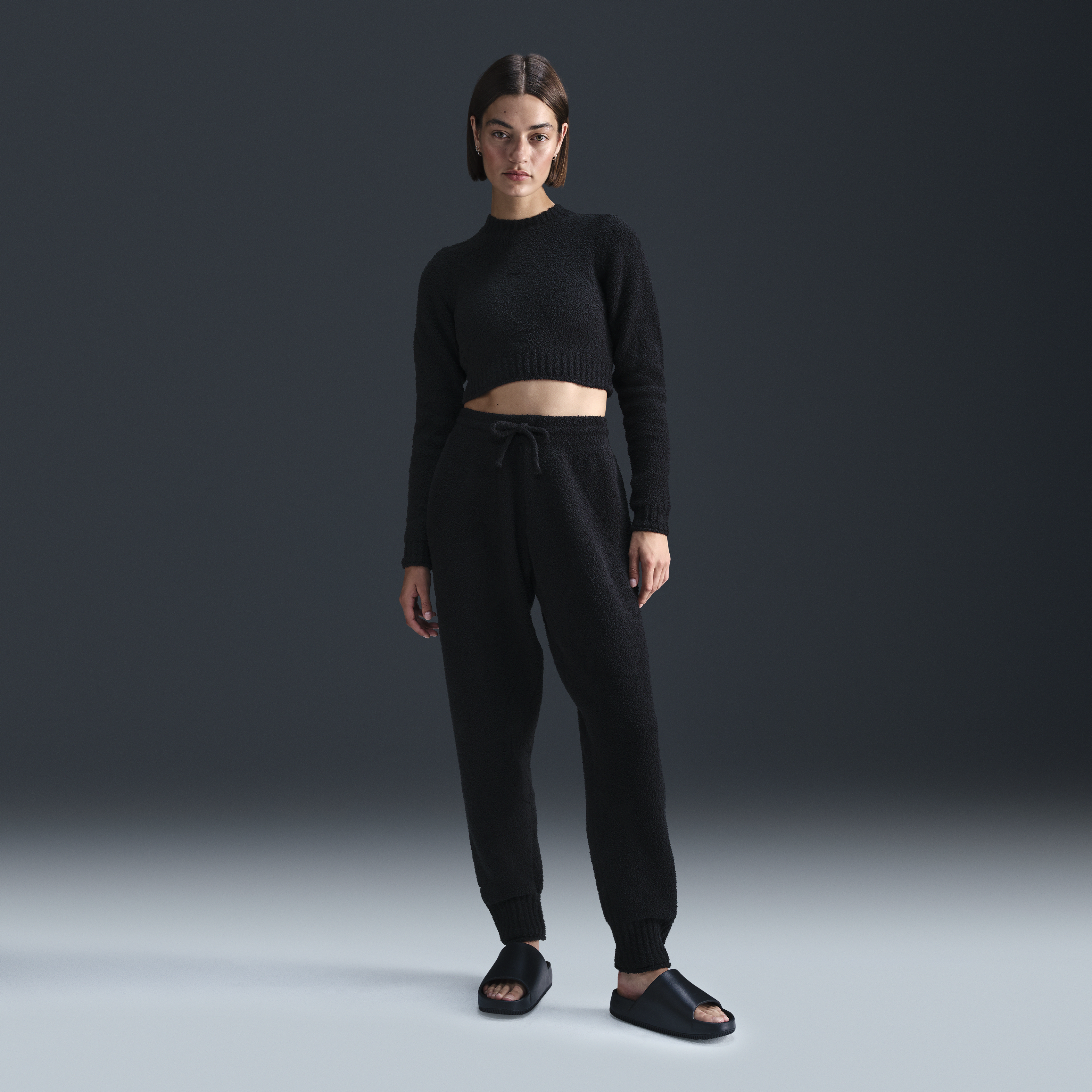 Nike Sportswear Phoenix Cozy Bouclé Women's Tight Long-Sleeve Knit Top