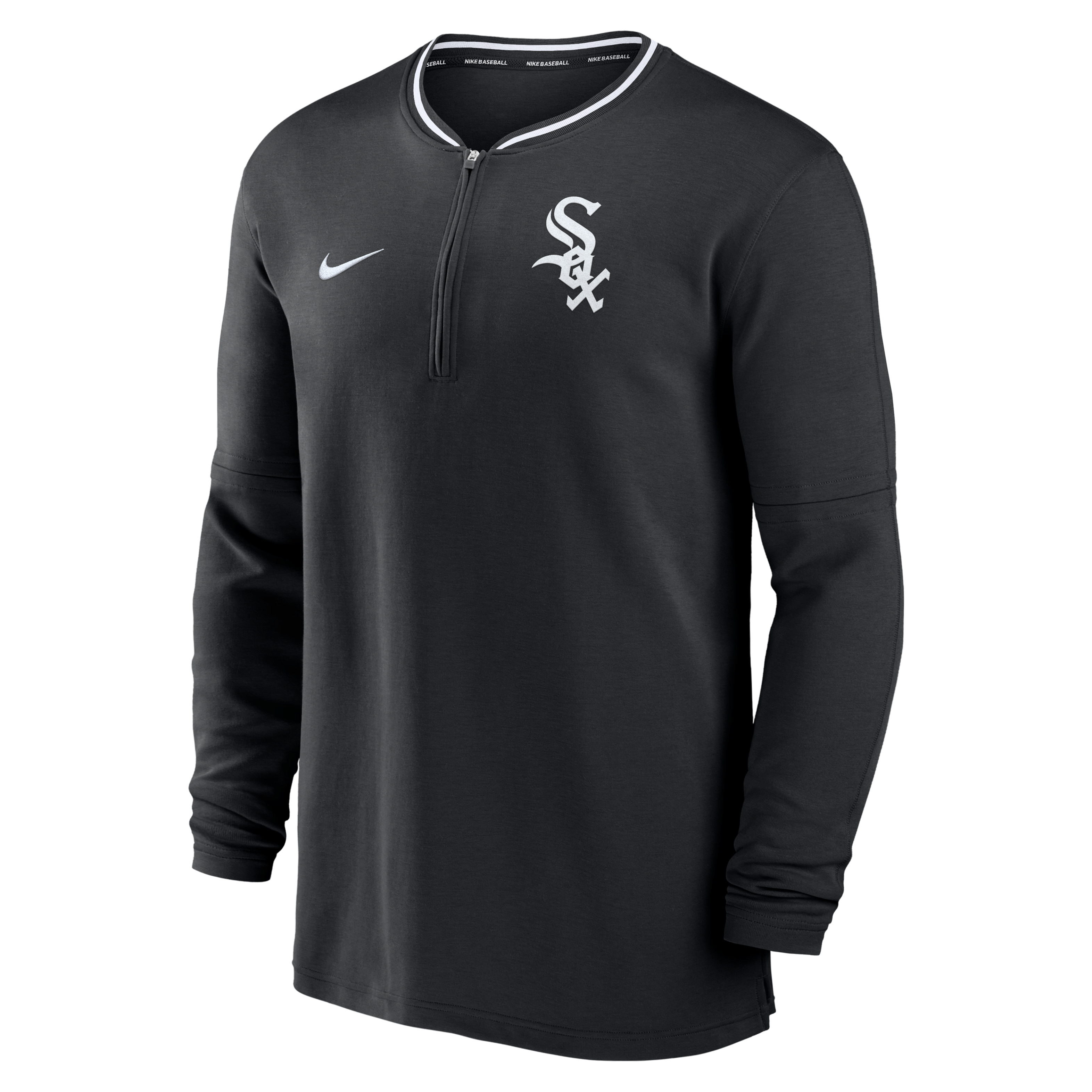 Chicago White Sox Authentic Collection Men's Nike Dri-FIT MLB 1/2-Zip Long-Sleeve Top