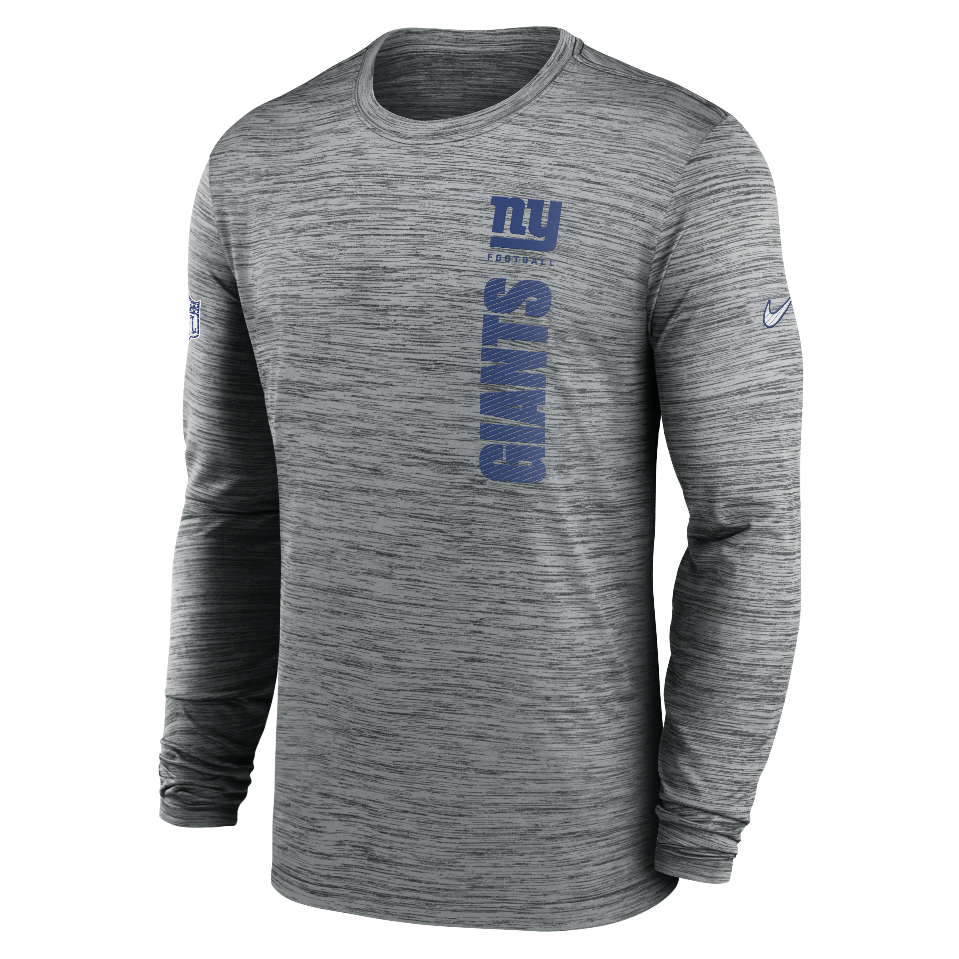 New York Giants Sideline Velocity Men's Nike Dri-FIT NFL Long-Sleeve T-Shirt