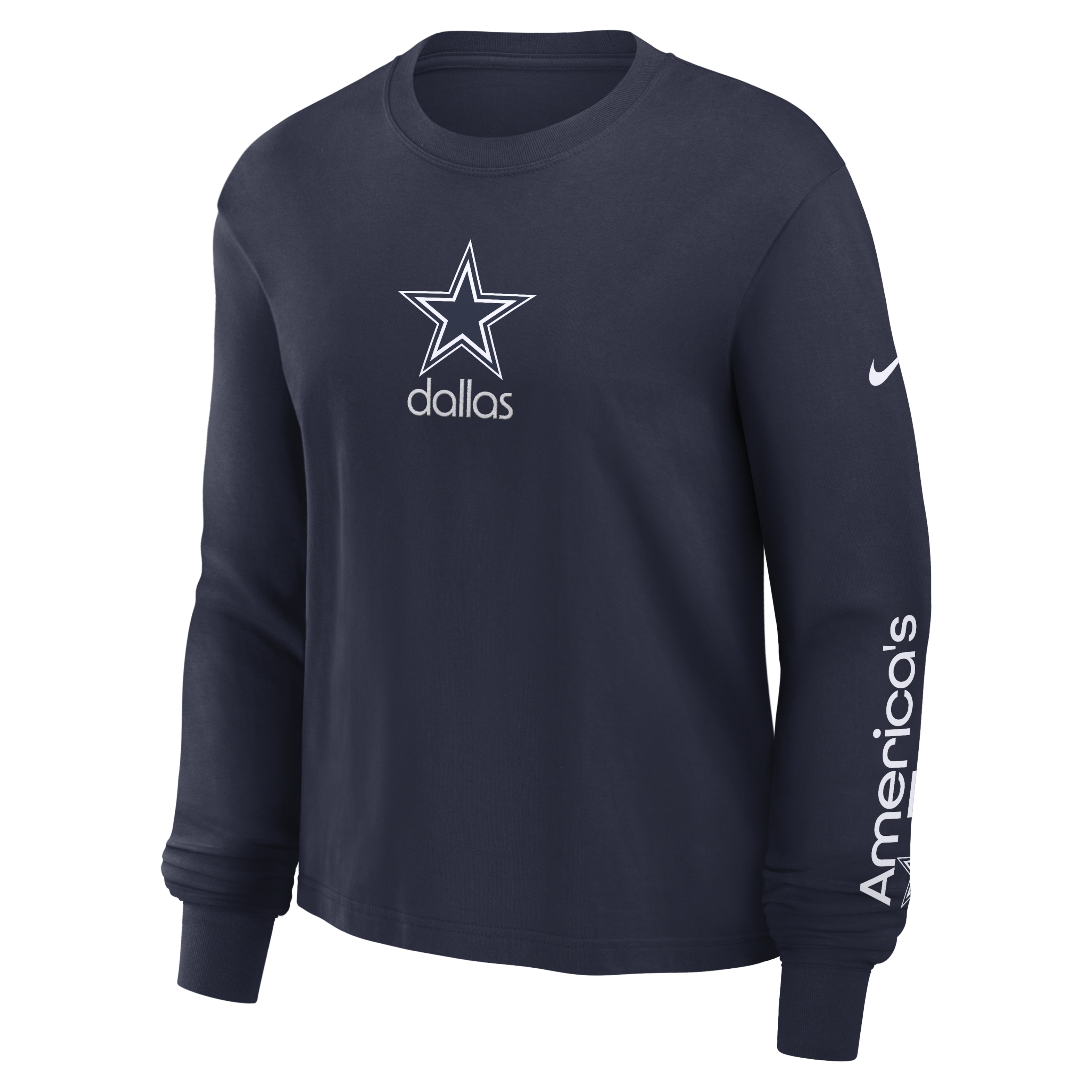 Dallas Cowboys Boxy Women's Nike NFL Long-Sleeve T-Shirt