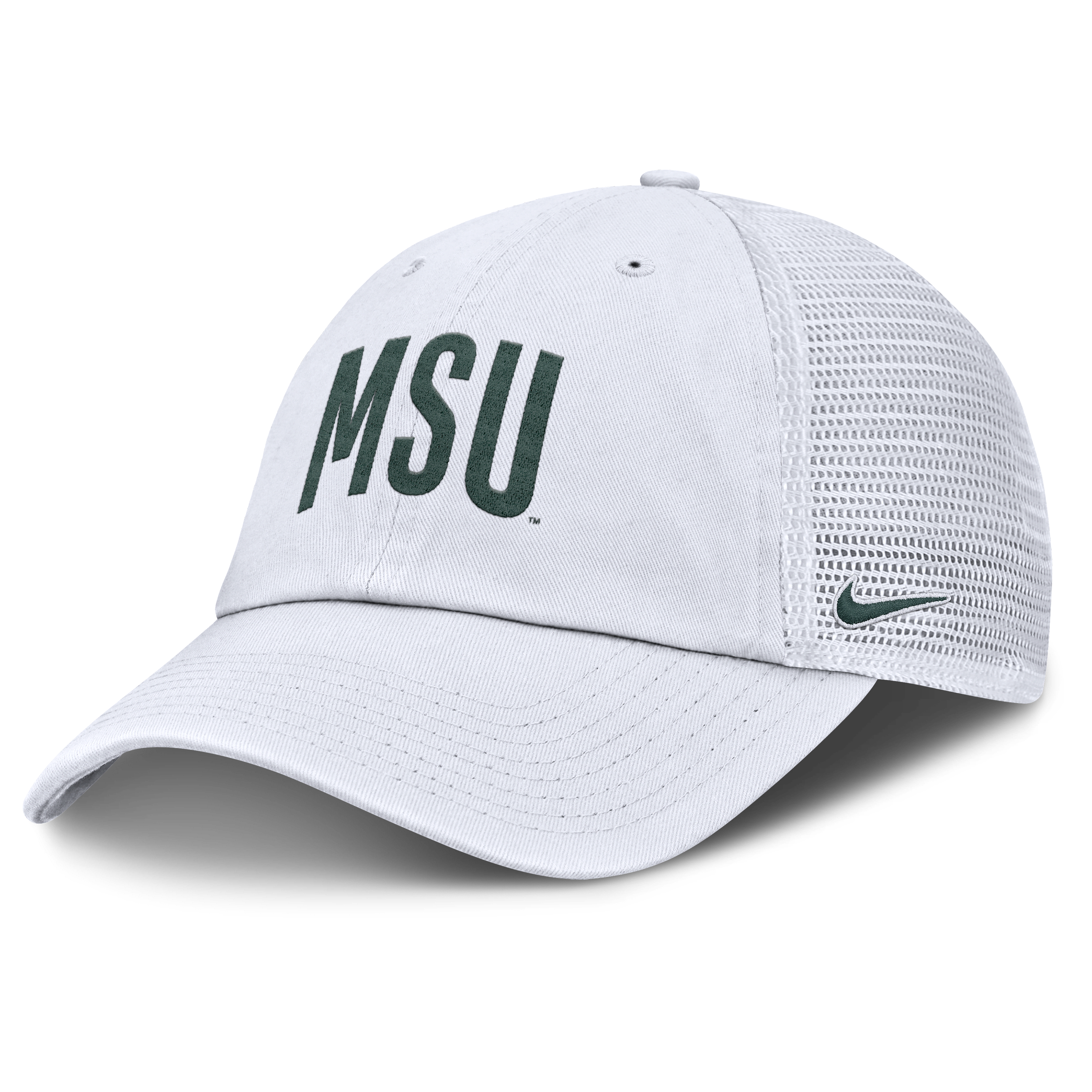 Michigan State Primetime Campus Club Men's Nike College Trucker Adjustable Hat