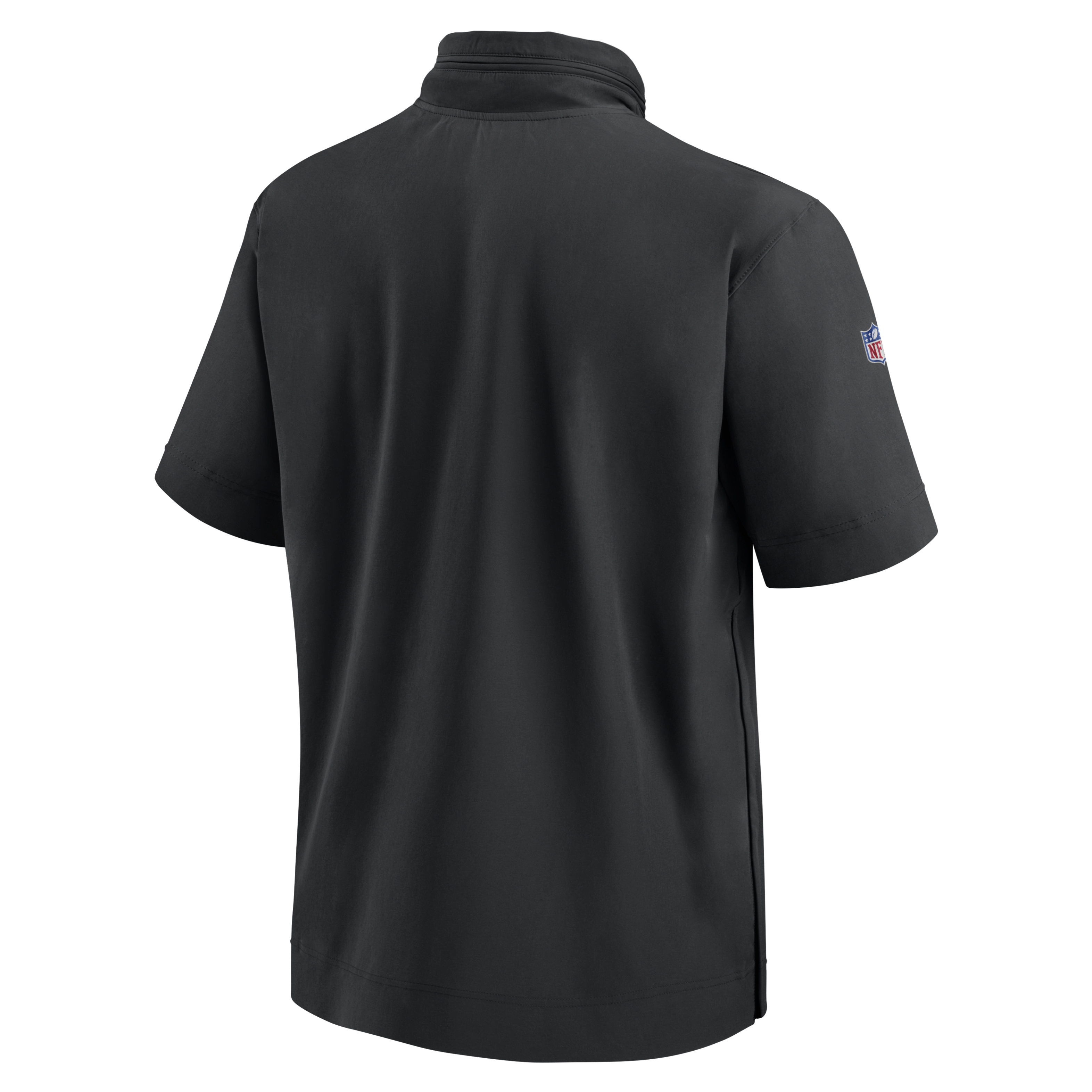 Atlanta Falcons Sideline Coach Men's Nike NFL 1/2-Zip Short-Sleeve Hooded Jacket