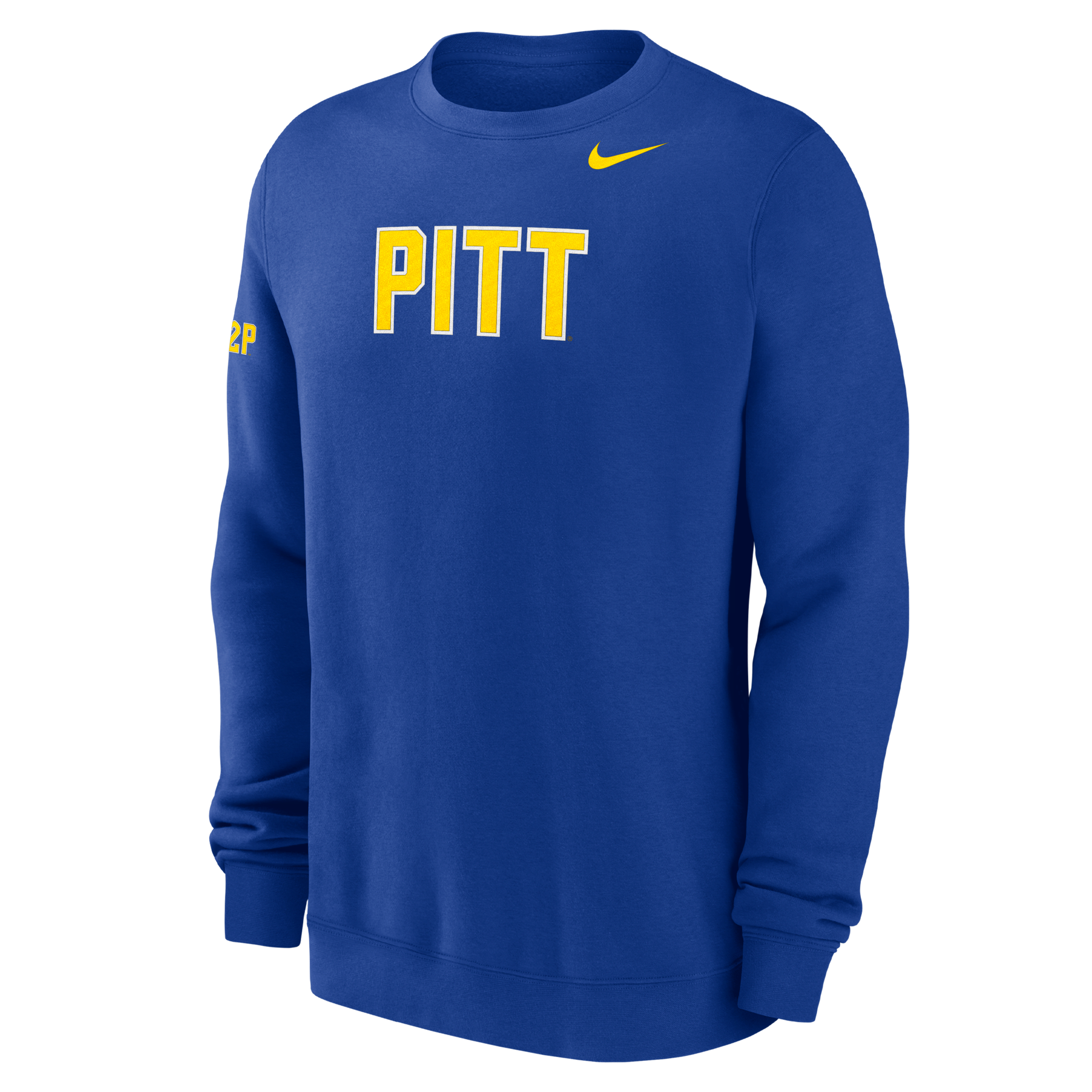 Pitt Club Fleece Men's Nike College Crew-Neck Sweatshirt