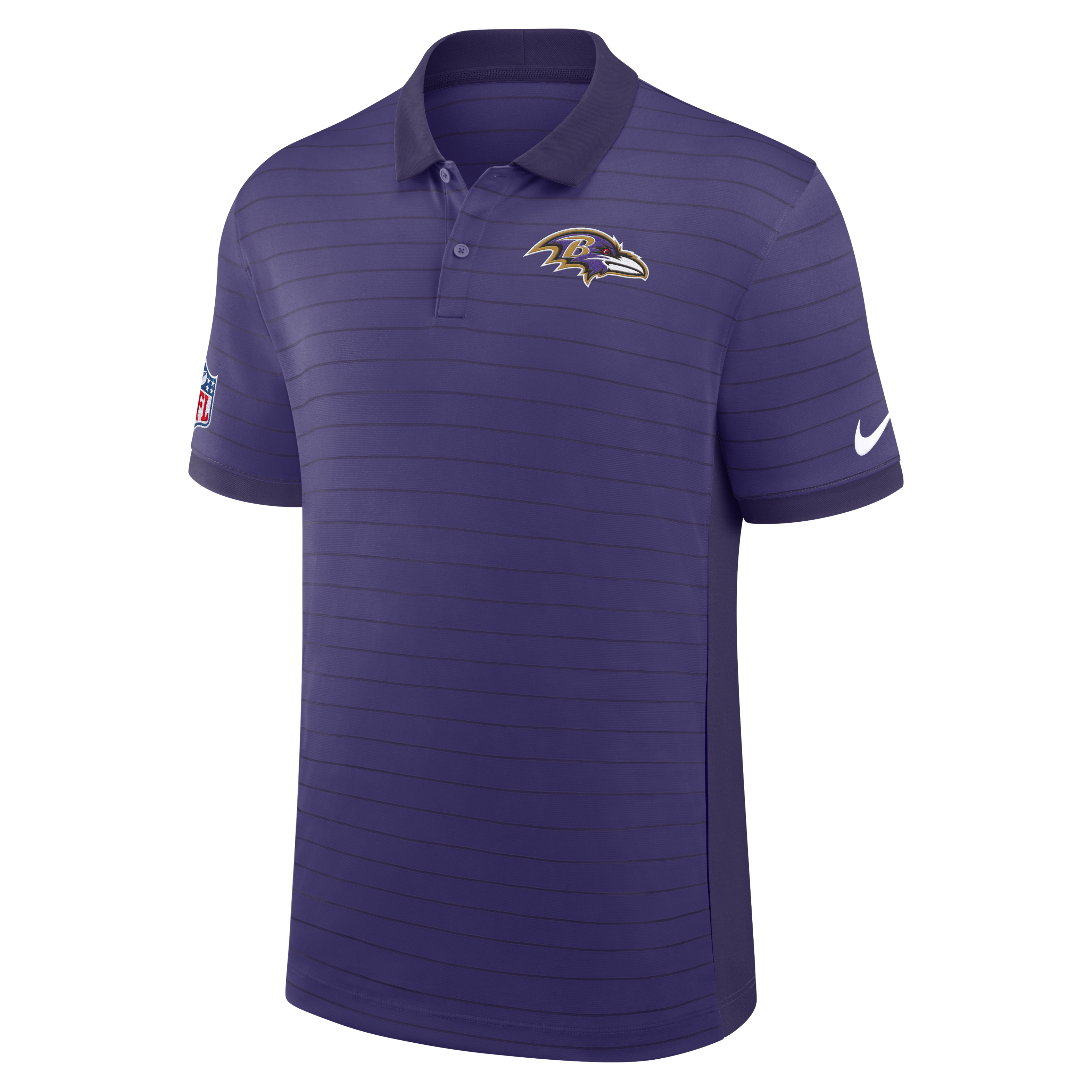 Baltimore Ravens Sideline Victory Stripe Men's Nike Dri-FIT NFL Polo