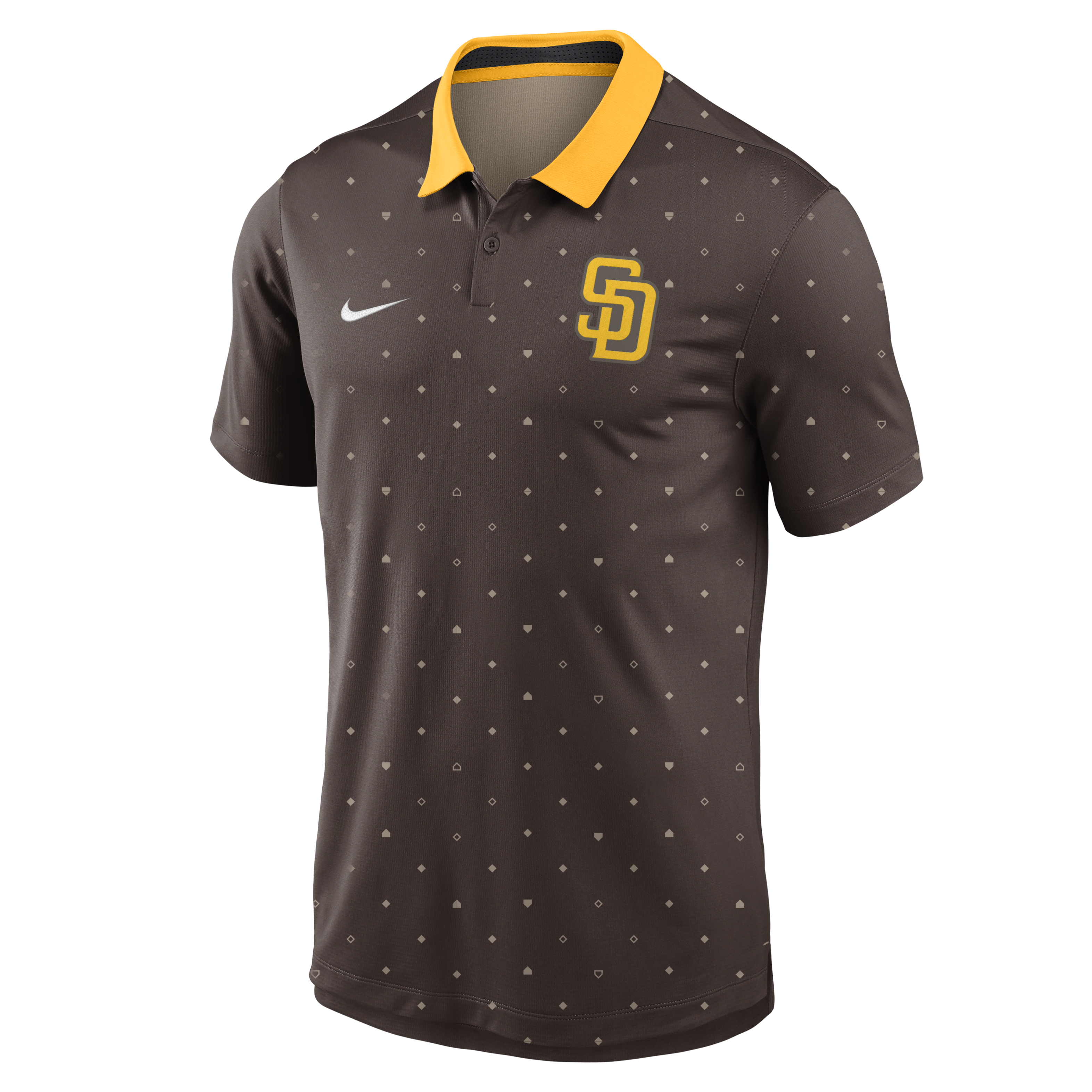 San Diego Padres Legacy Icon Vapor Men's Nike Dri-FIT MLB Polo