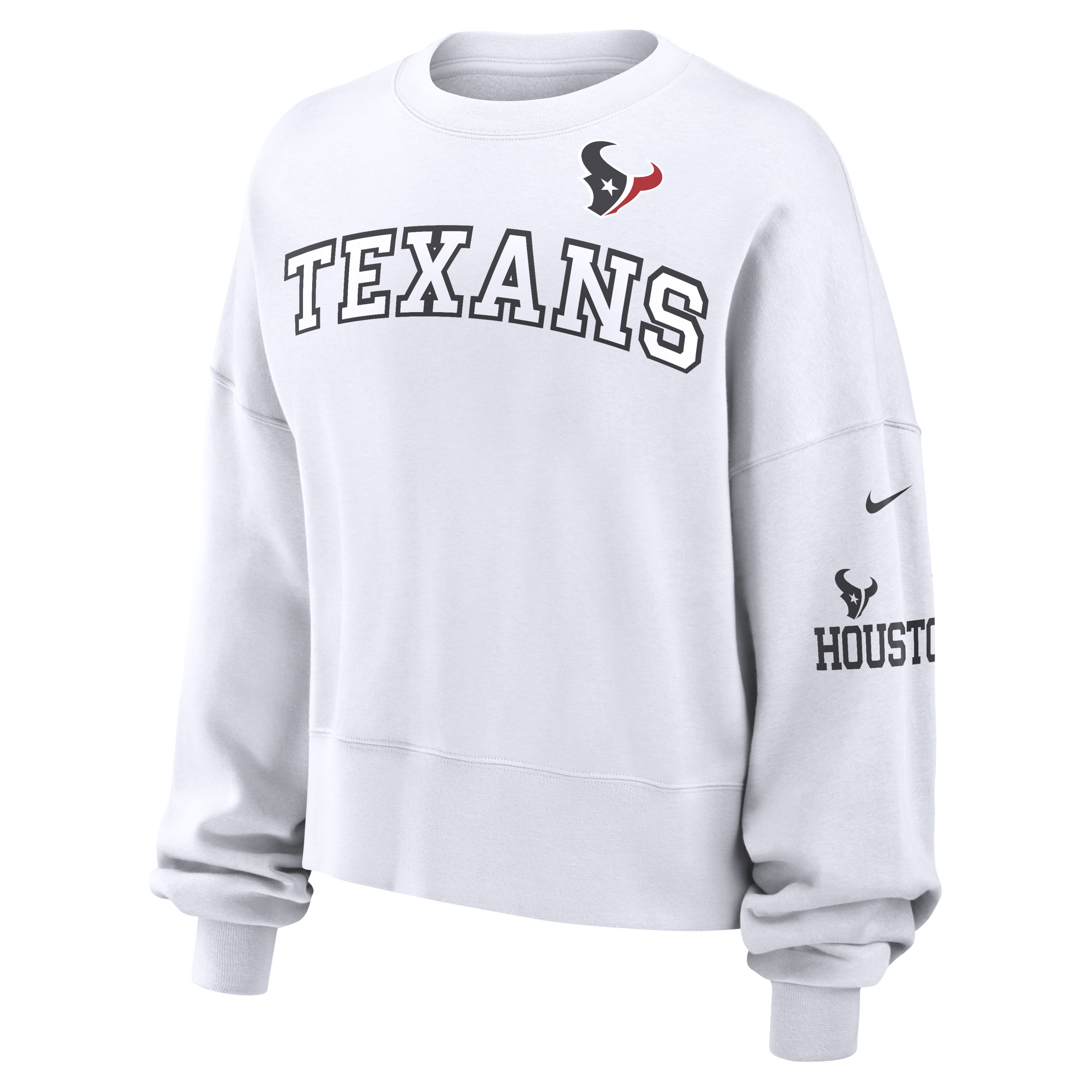 Houston Texans Women's Nike NFL Pullover Crew