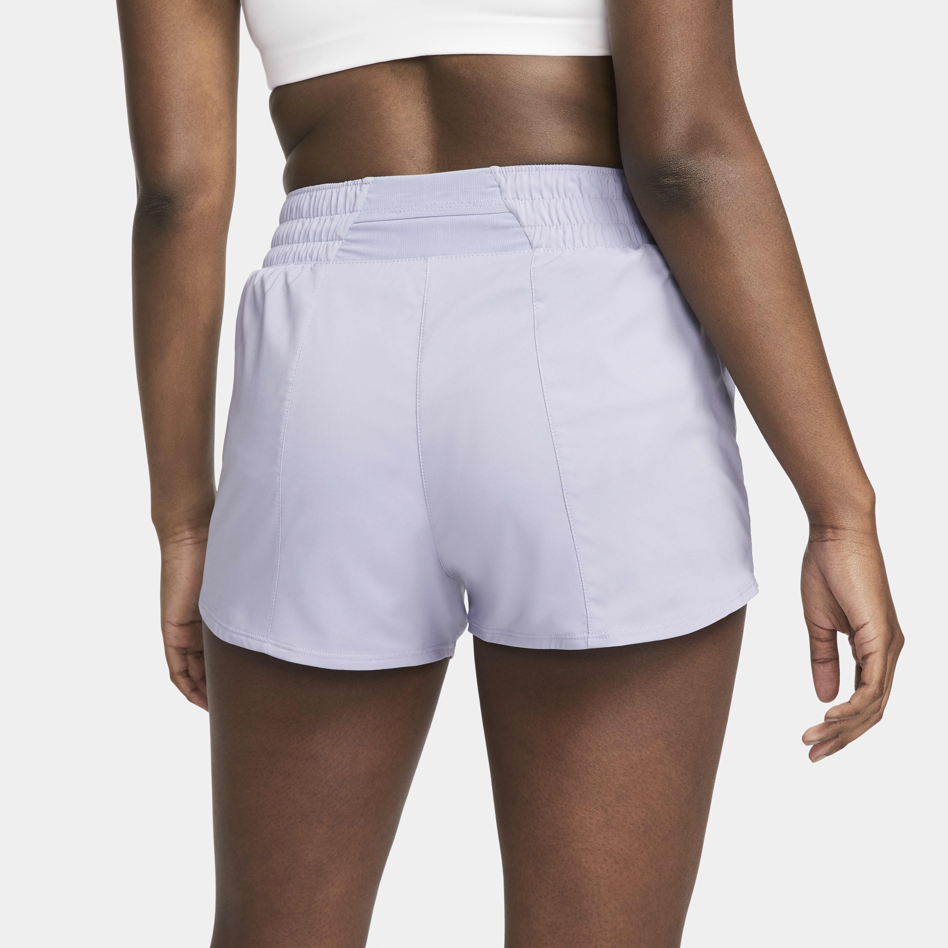 Nike One Women's Dri-FIT High-Waisted 3" Brief-Lined Shorts