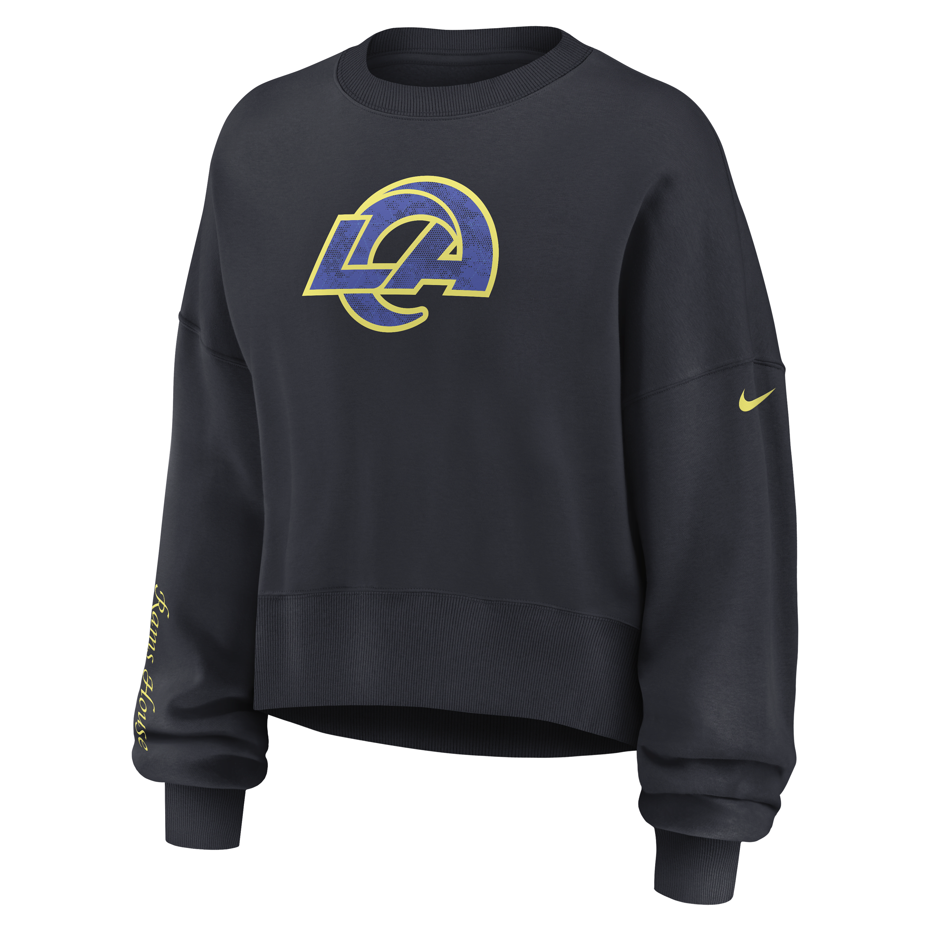 Los Angeles Rams Rivalries Collection Oversized Women's Nike NFL Pullover Crew