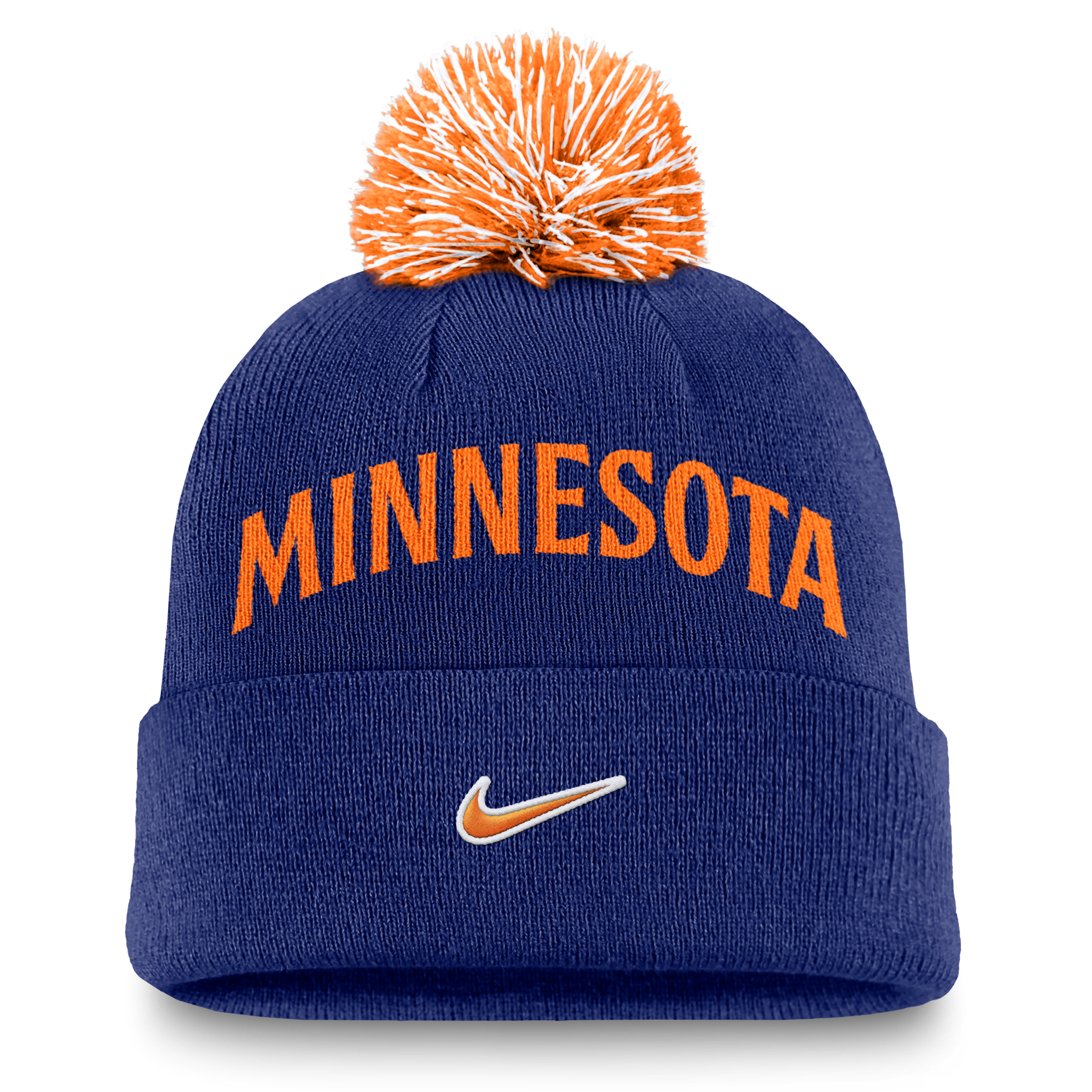 Minnesota Twins Peak Men's Nike MLB Cuffed Pom Beanie