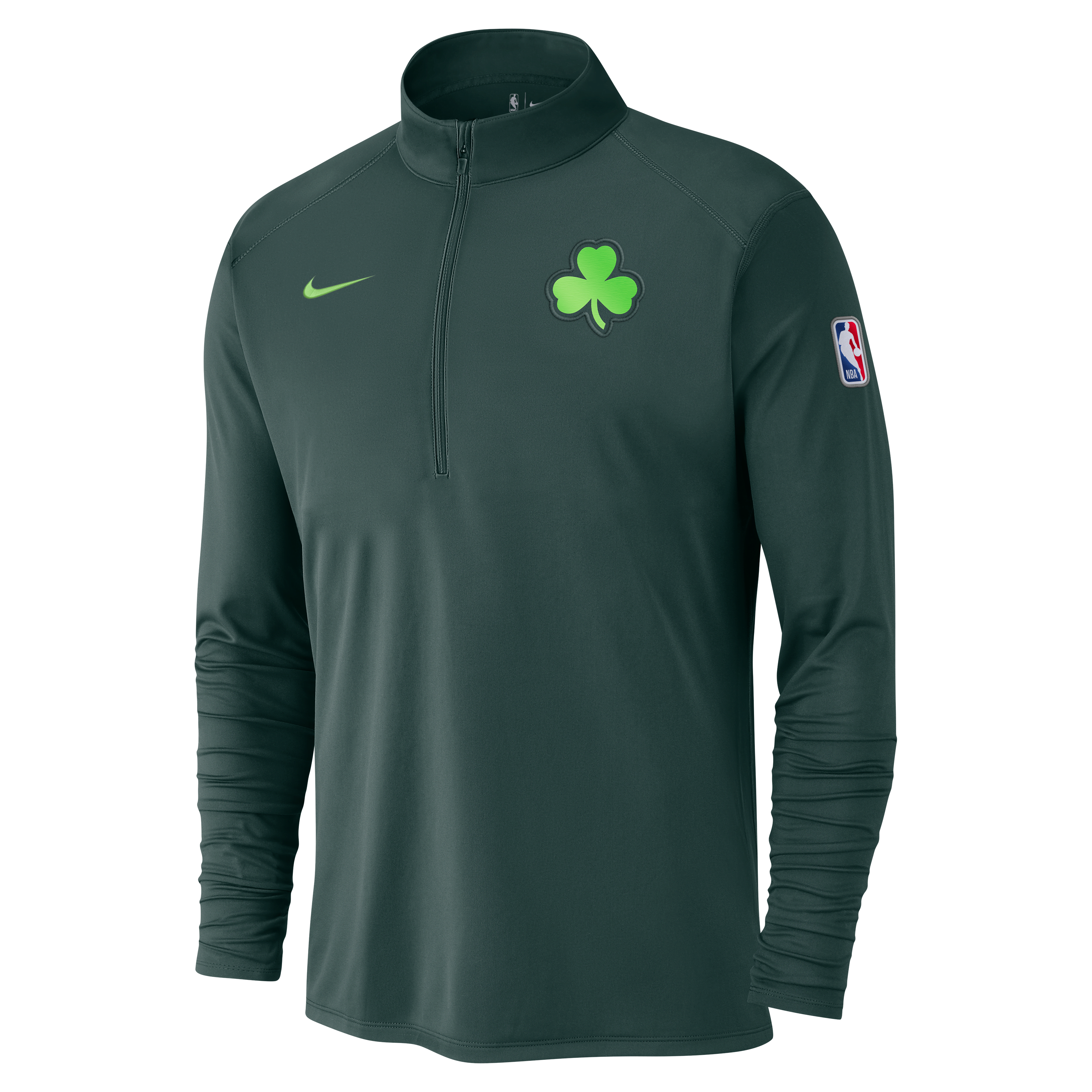 Boston Celtics City Edition Men's Nike Dri-FIT NBA 1/2-Zip Long-Sleeve Top