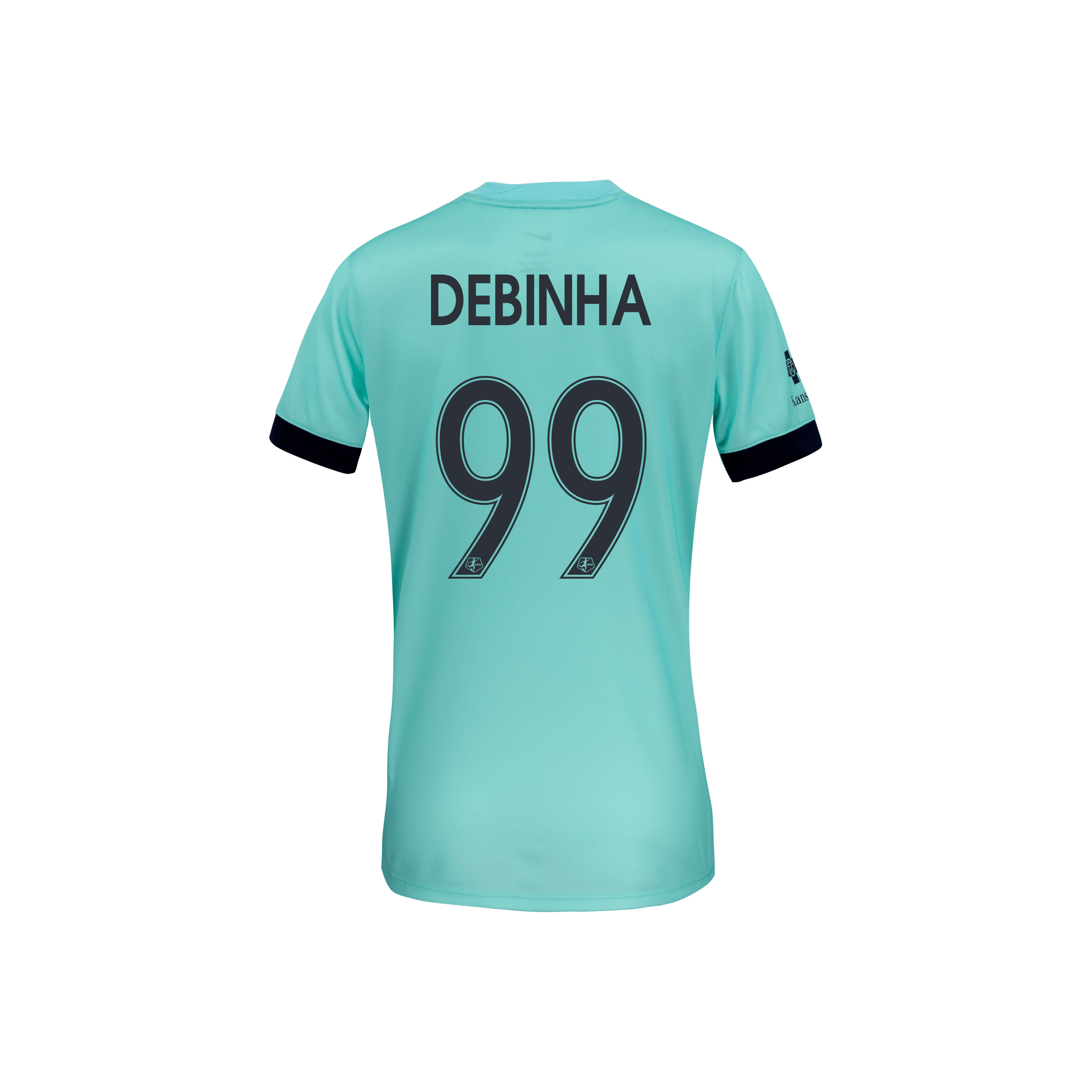 Debinha de Oliveira KC Current 2025 Stadium Away Women's Nike Dri-FIT NWSL Replica Jersey