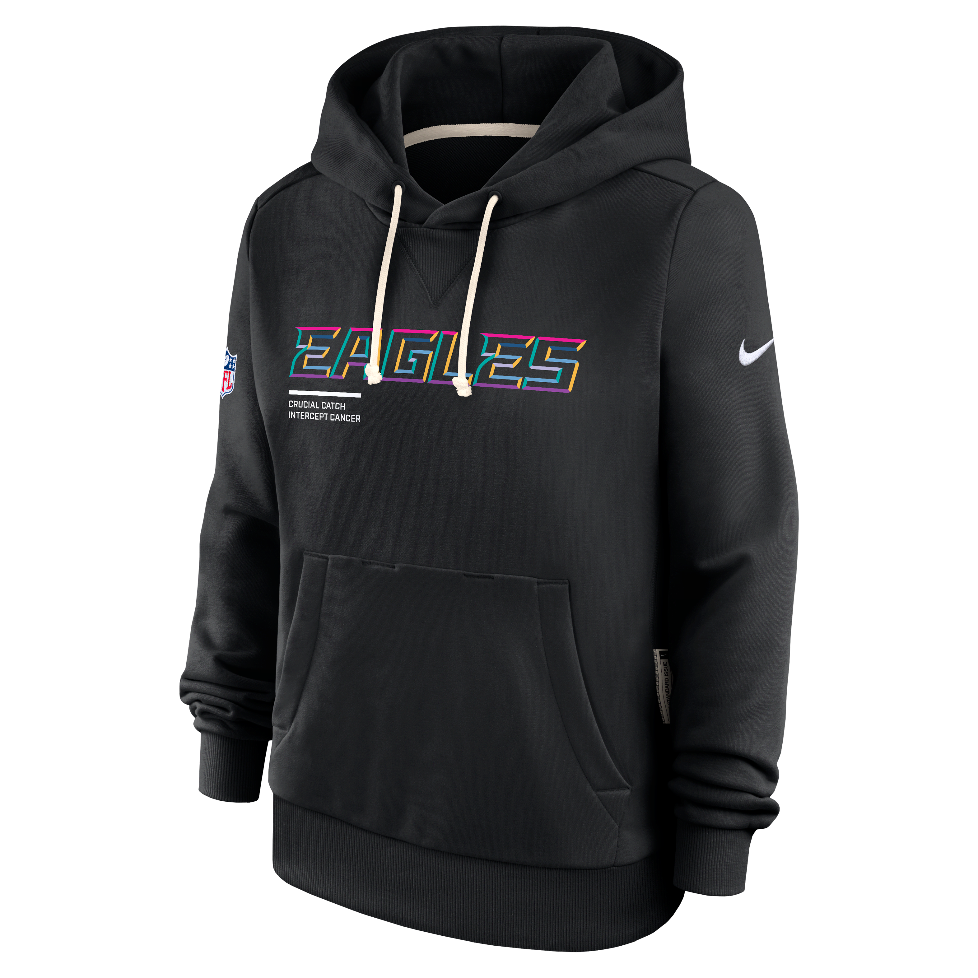 Philadelphia Eagles Crucial Catch Women's Nike Dri-FIT NFL Pullover Hoodie