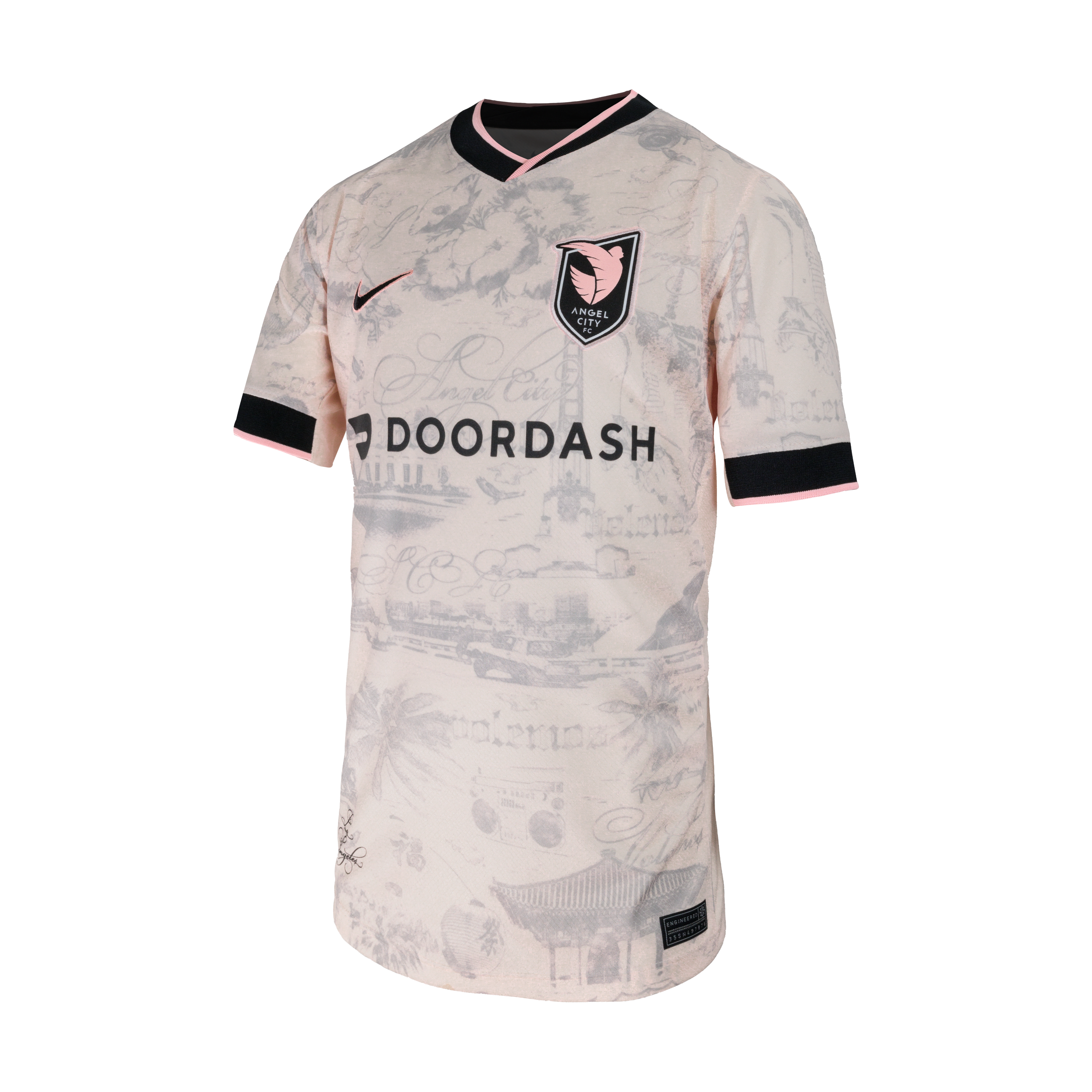 Christen Press Angel City FC 2025 Stadium Away Big Kids' Nike Dri-FIT NWSL Replica Jersey