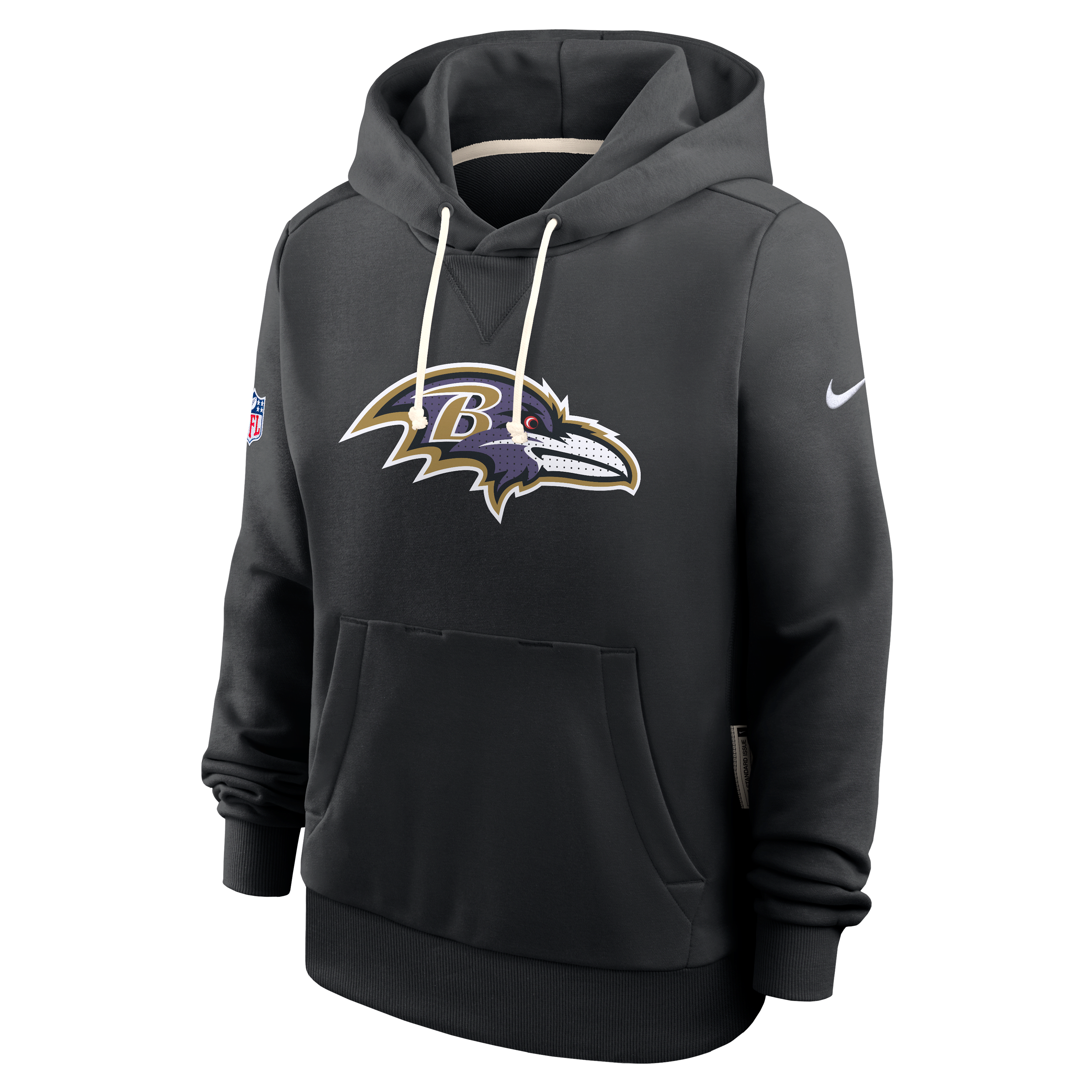 Baltimore Ravens Sideline Women's Nike Dri-FIT NFL Pullover Hoodie