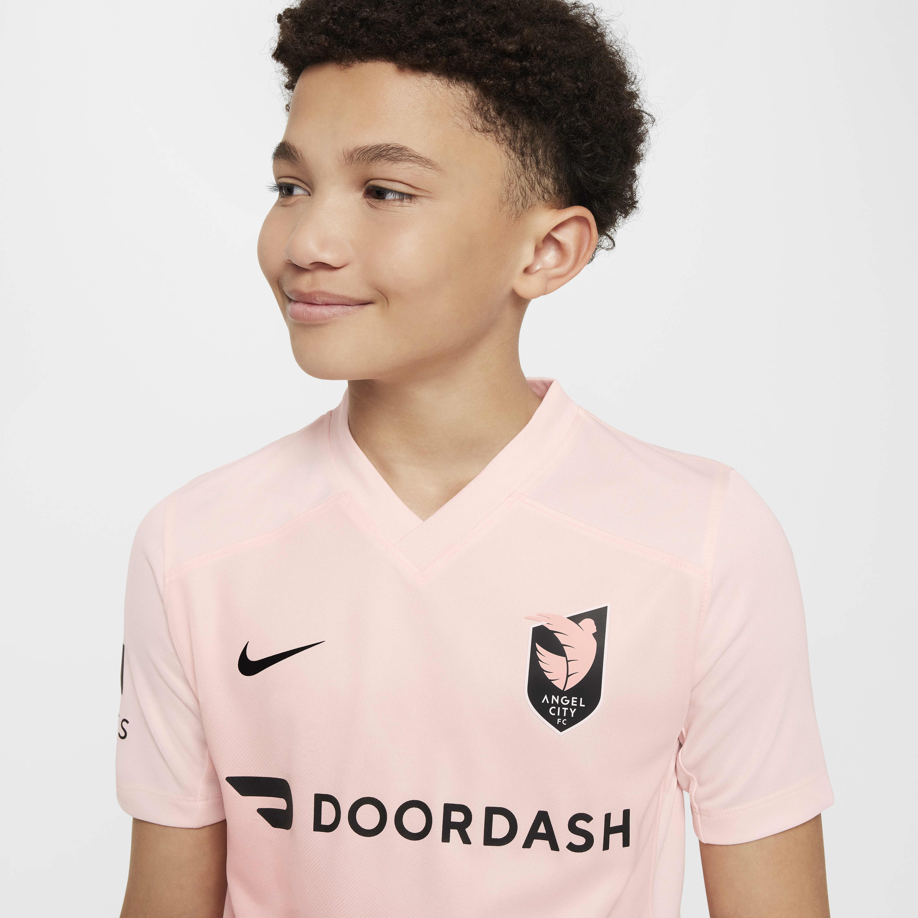 Angel City FC 2024 Stadium Secondary Big Kids' Nike Dri-FIT NWSL Replica Jersey