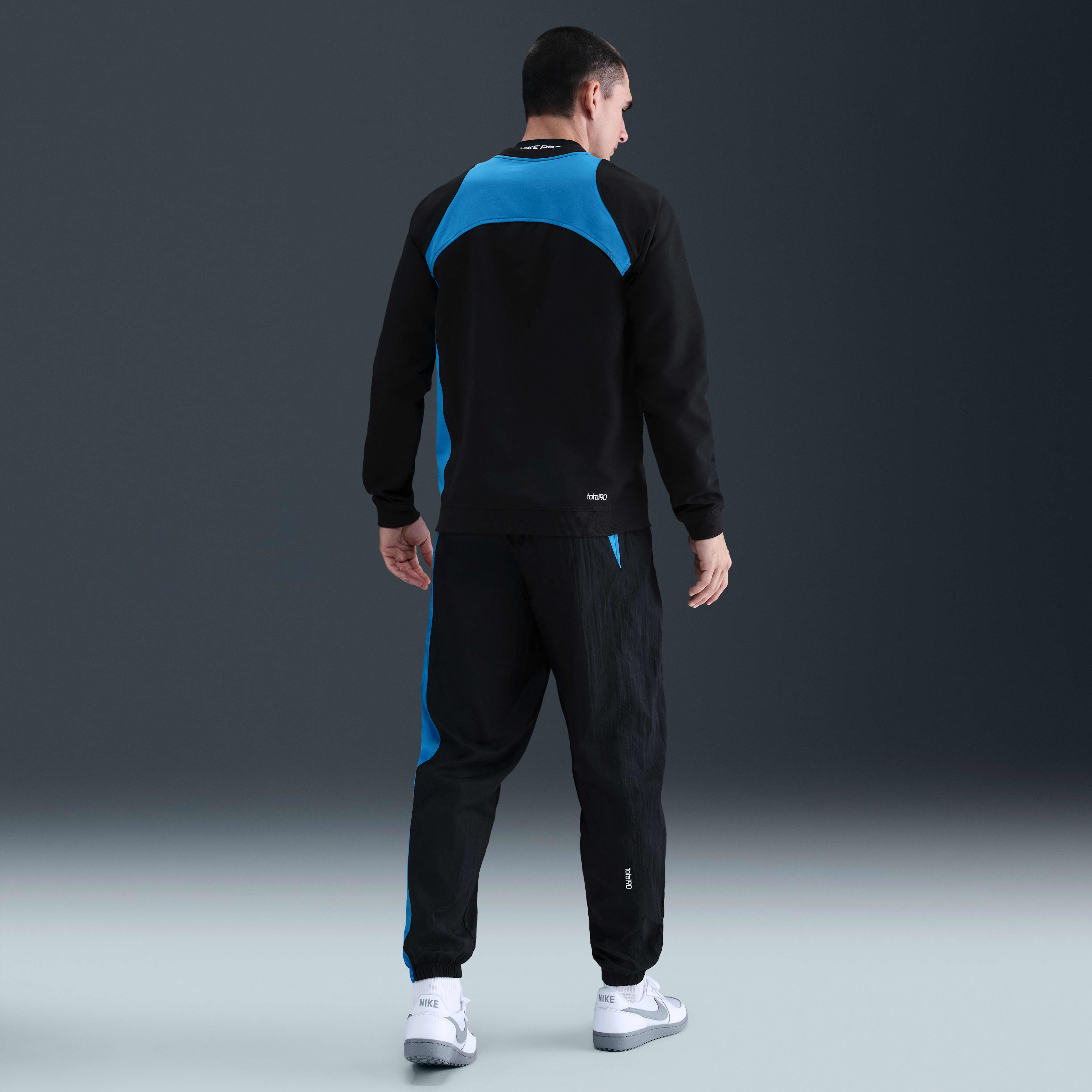 Atlético Madrid Third Men's Nike Total 90 Soccer Crew-Neck Top